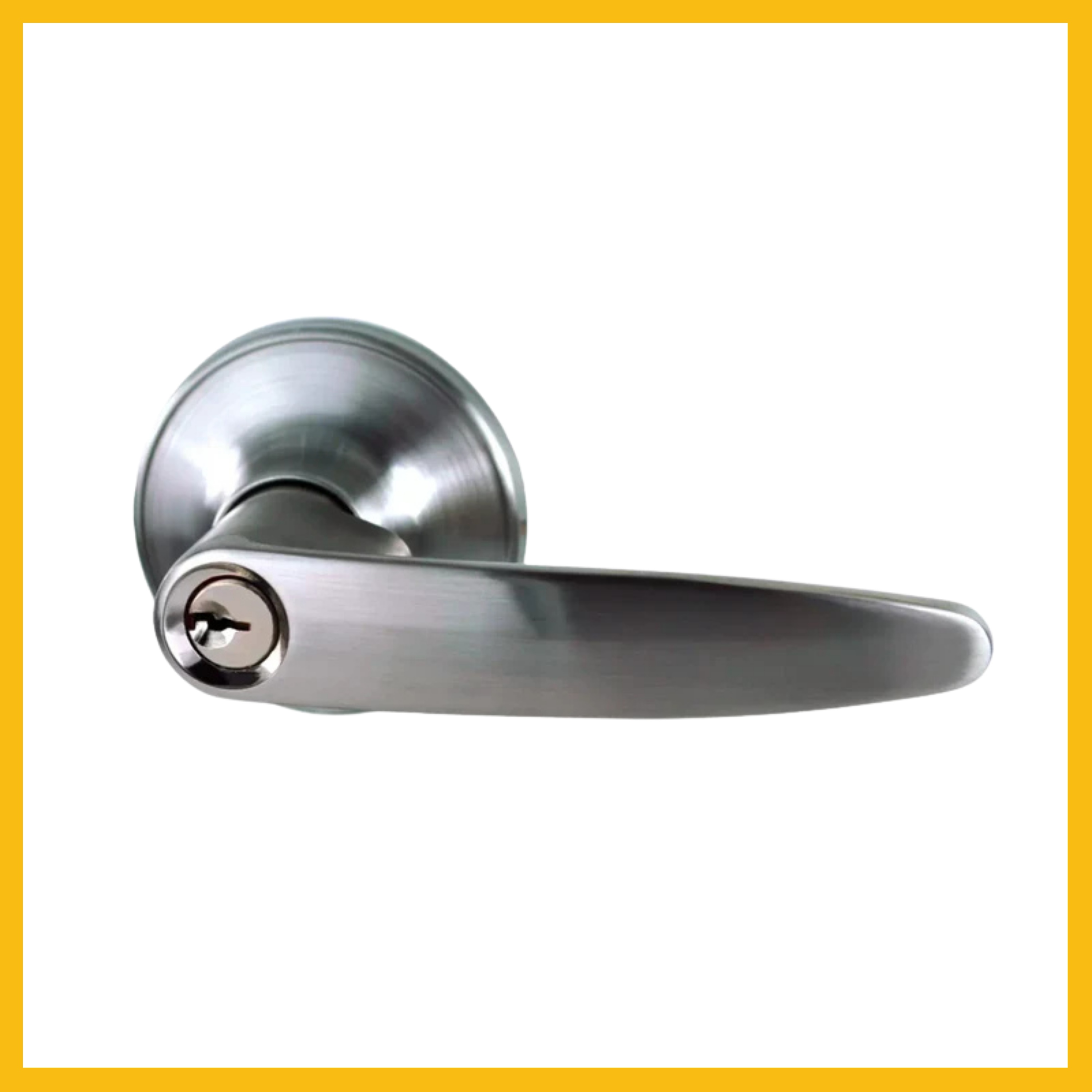 Nidus Trade Series Dalkeith entrance set brushed satin chrome box pack 932556901
