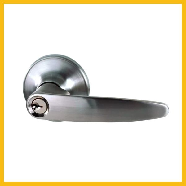 Nidus Trade Series Dalkeith entrance set brushed satin chrome box pack 932556901