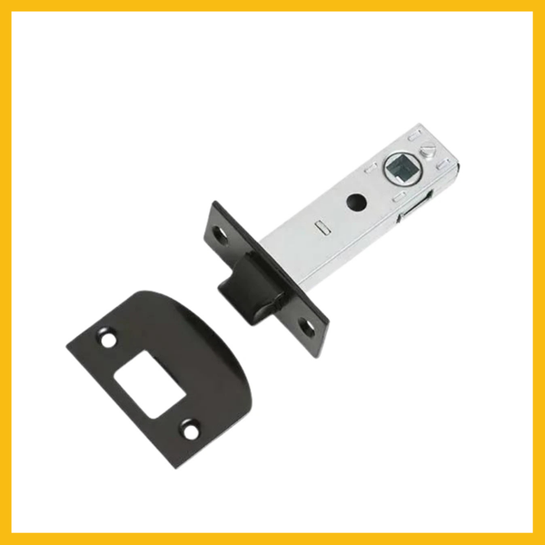Tubular Latch 60mm Backset Bright Chrome/Satin Chrome/Matt Black