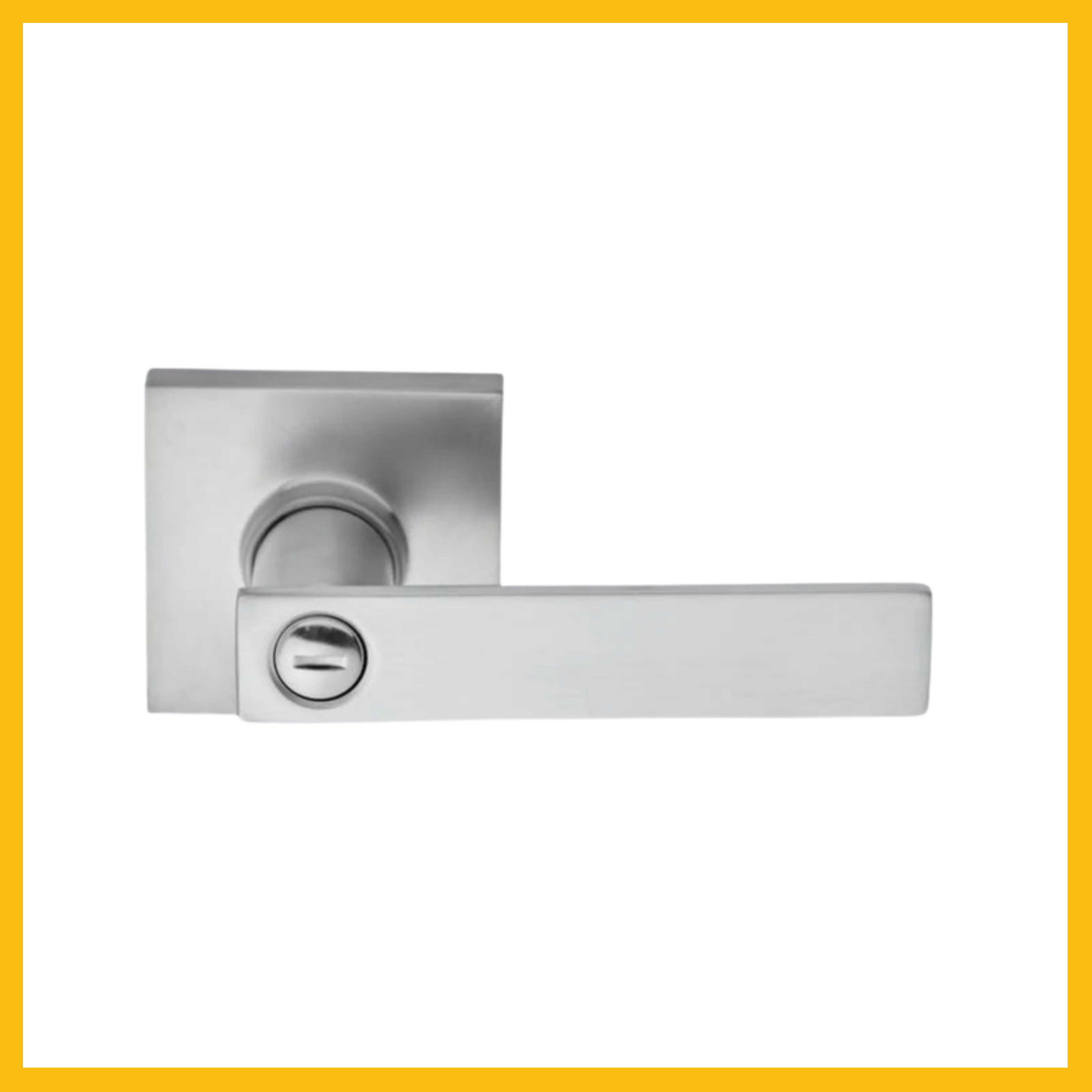 VP Porto Square Privacy Set Chrome/Matt Black