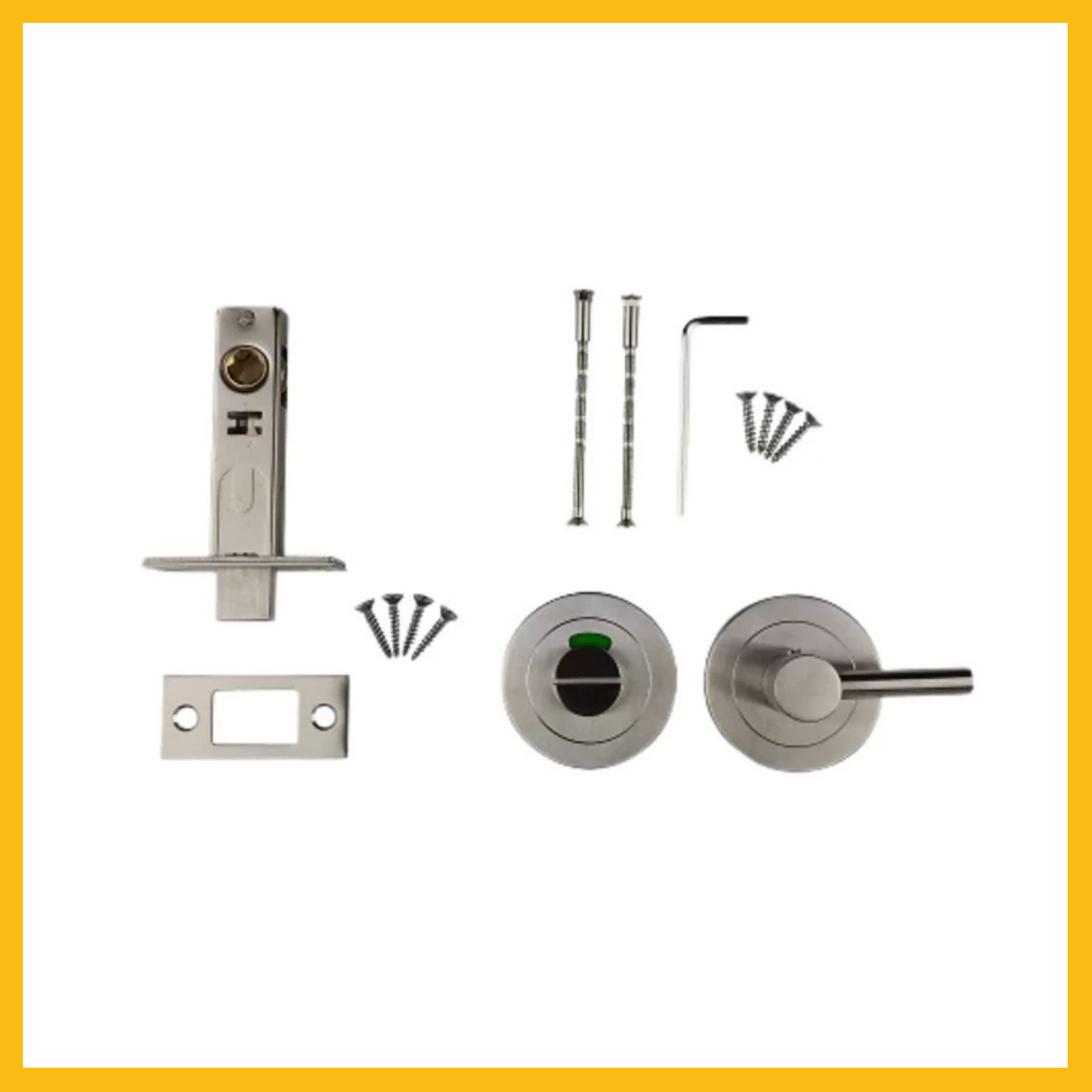 Disabled Indicator Bolt Round Rose Set SSS Compliant to AS1428.1