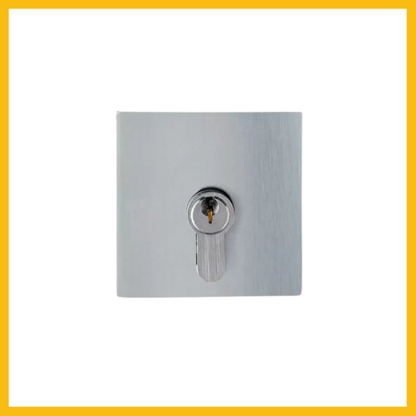 Delf Euro Double Cylinder Deadbolt Square - Satin Chrome