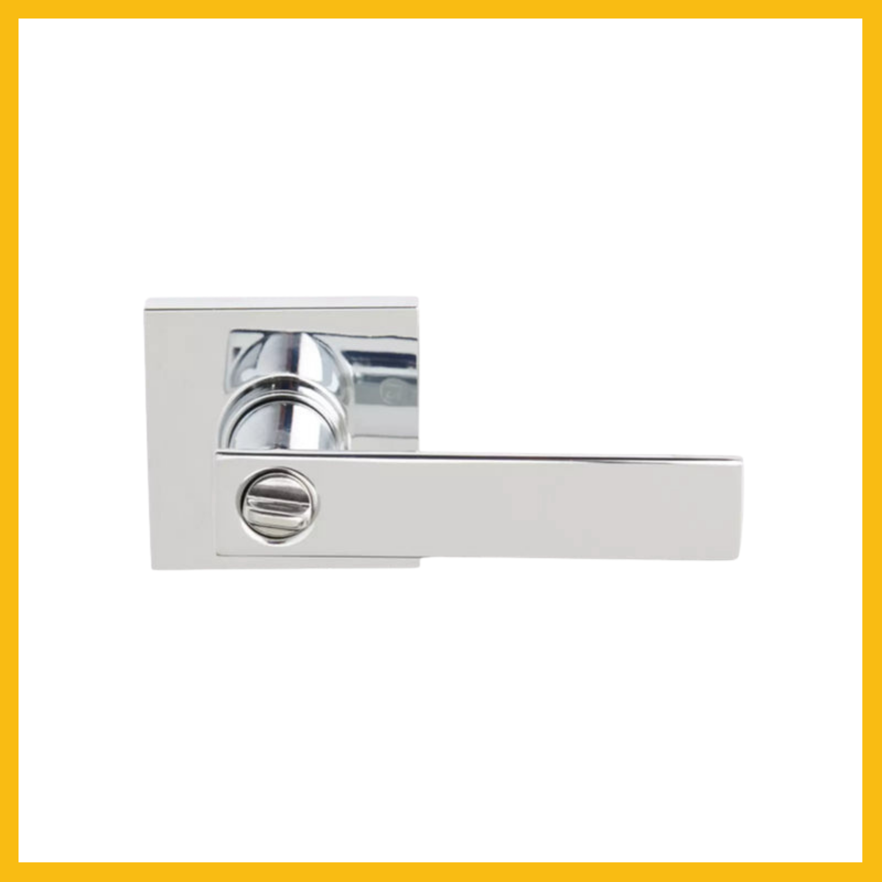 VP Porto Square Privacy Set Chrome/Matt Black