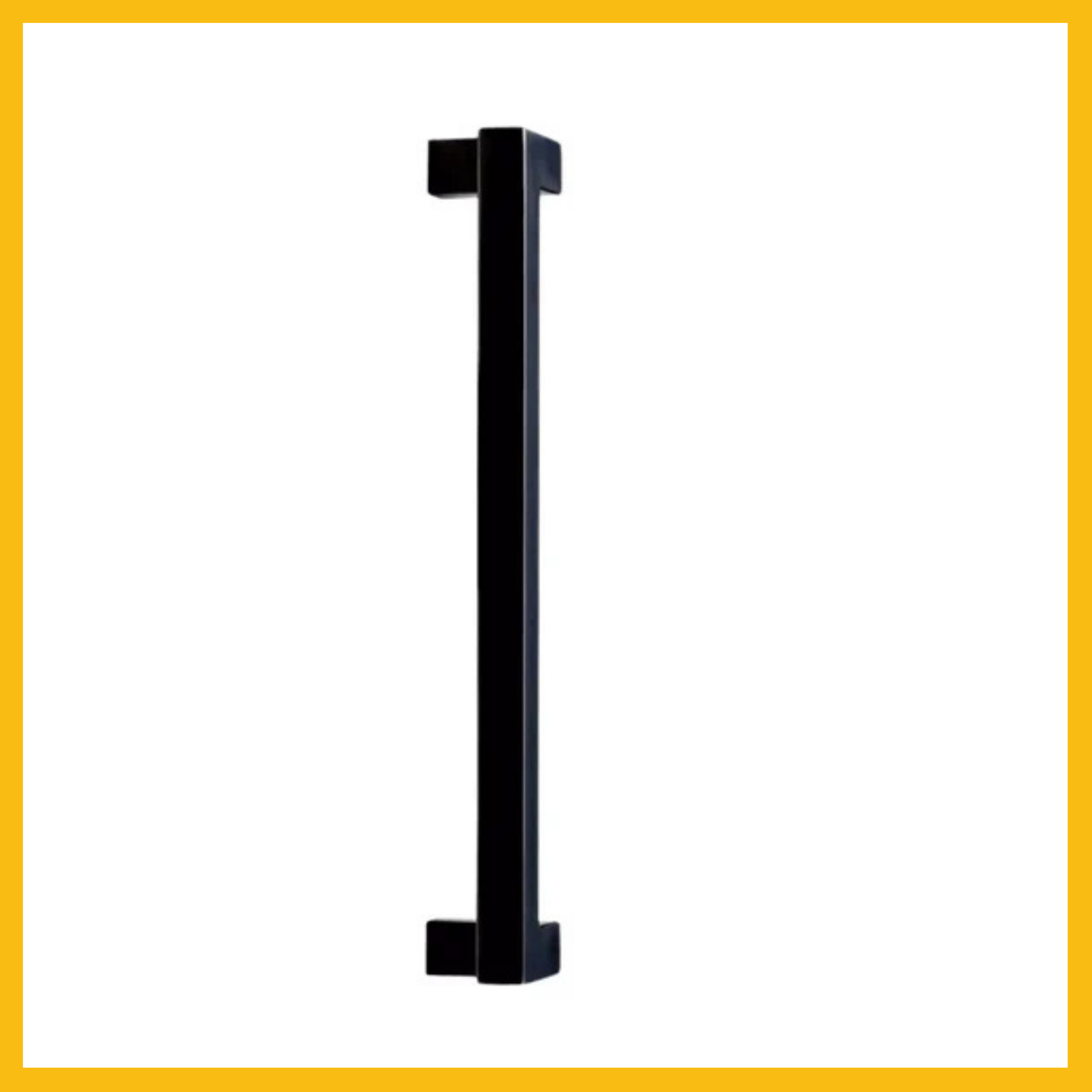 Delf Pull Handle Offset Pair 600mm Matt Black