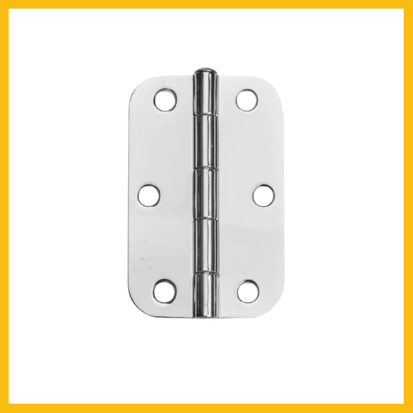 90mm Single Loose Pin Radius Butt Hinge