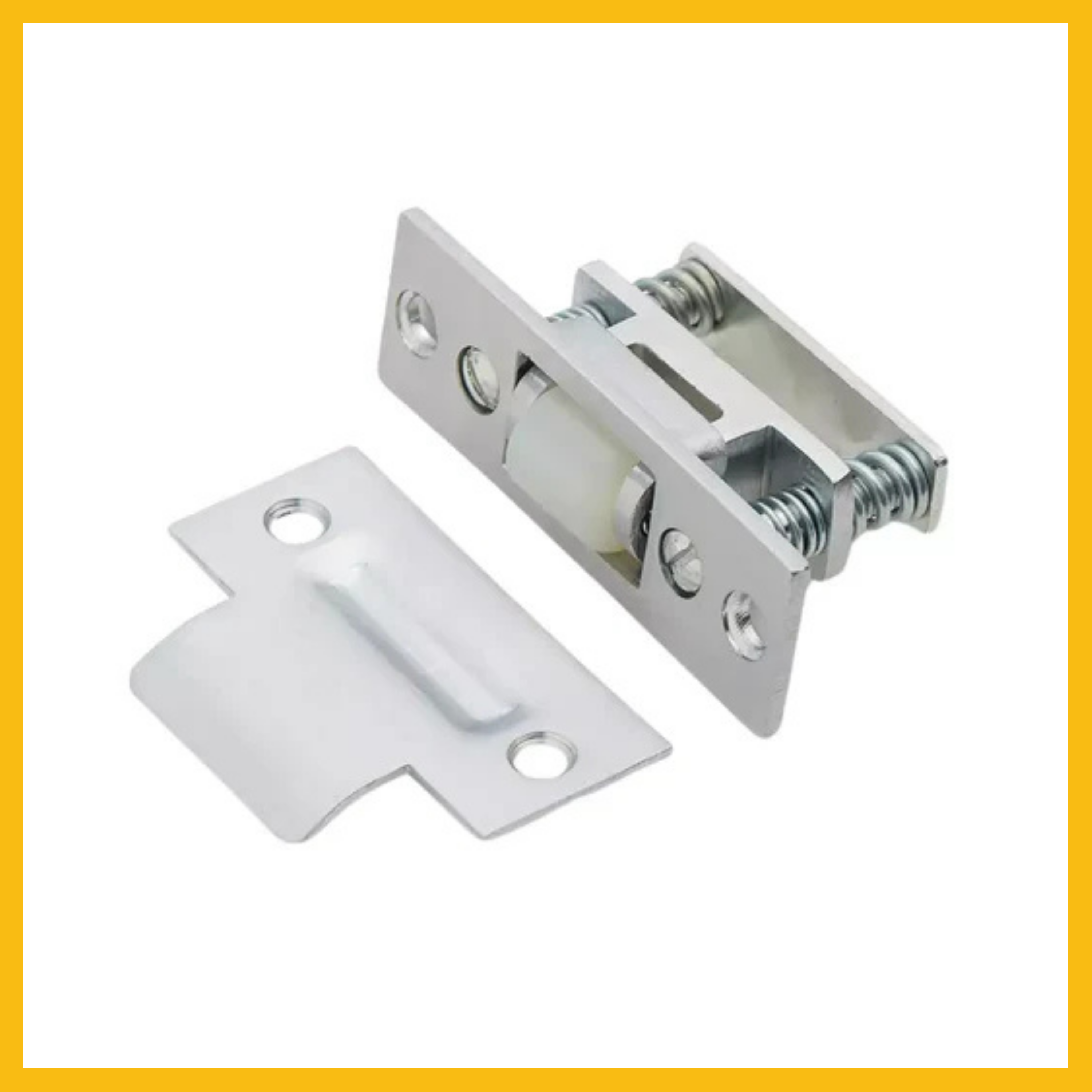 Delf Heavy Duty Roller Bolt Matt Black/Satin Nickel