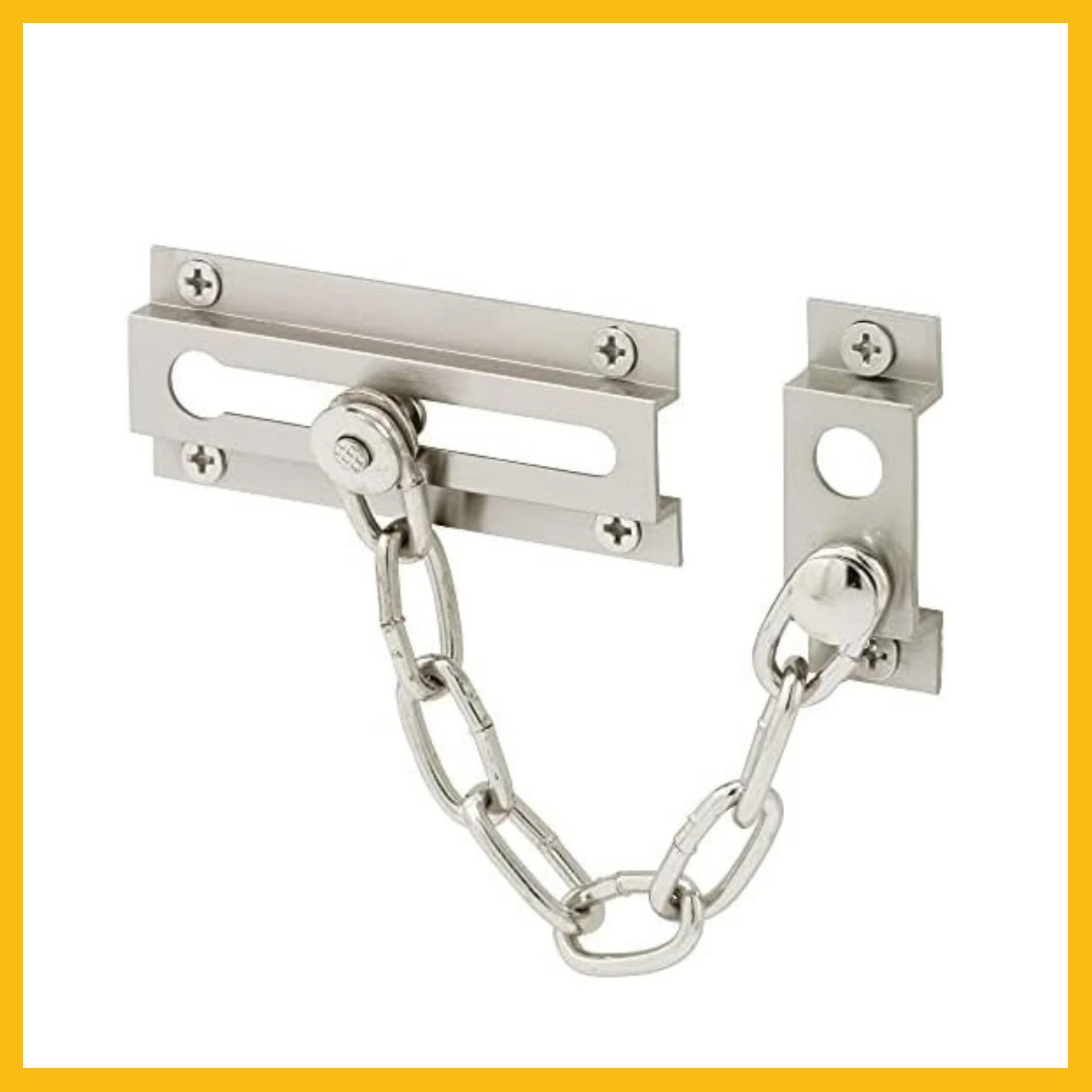 Taskmaster Chrome Plated Security Door Chain