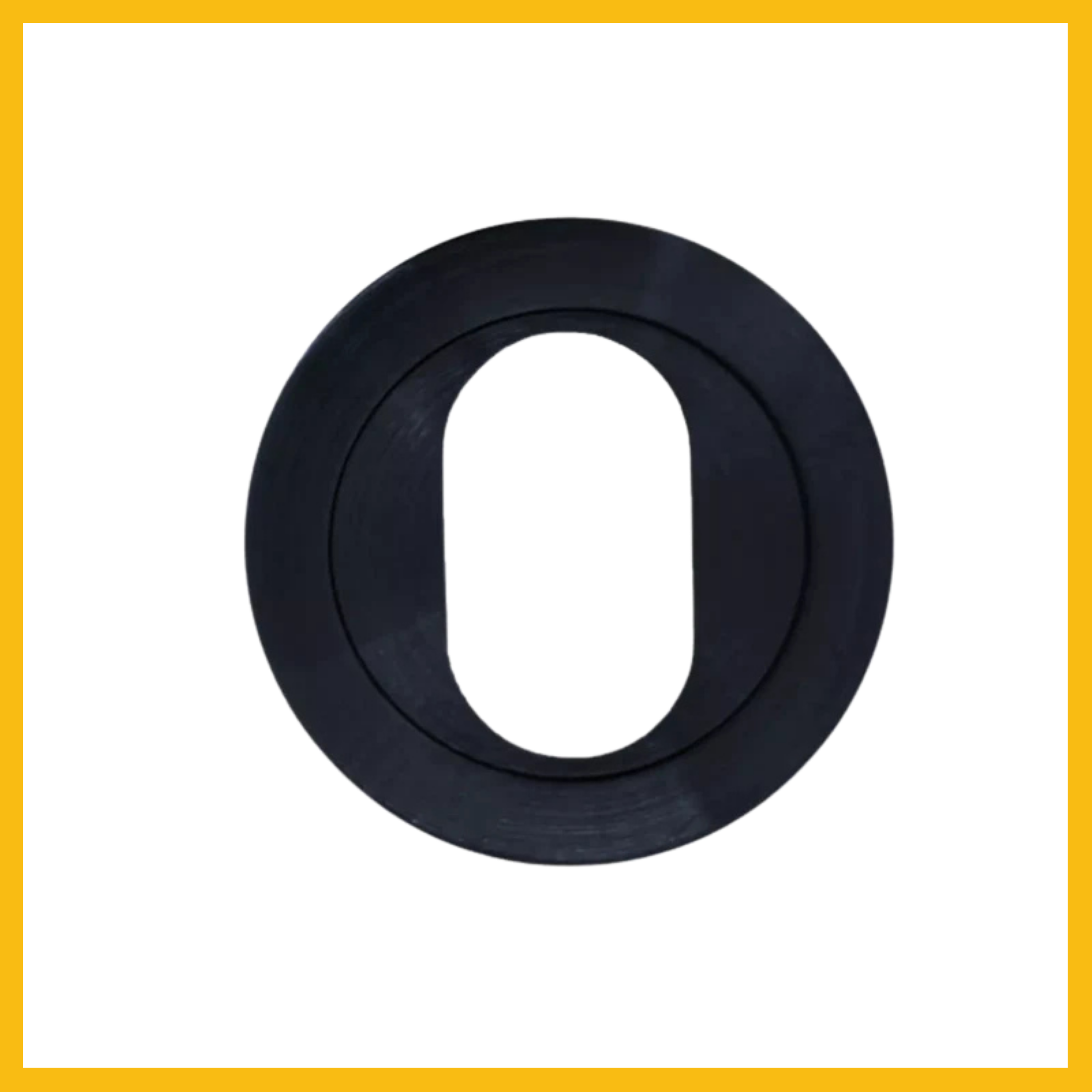 Oval Cylinder Round Rose Escutcheon