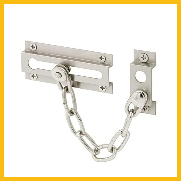 Taskmaster Chrome Plated Security Door Chain