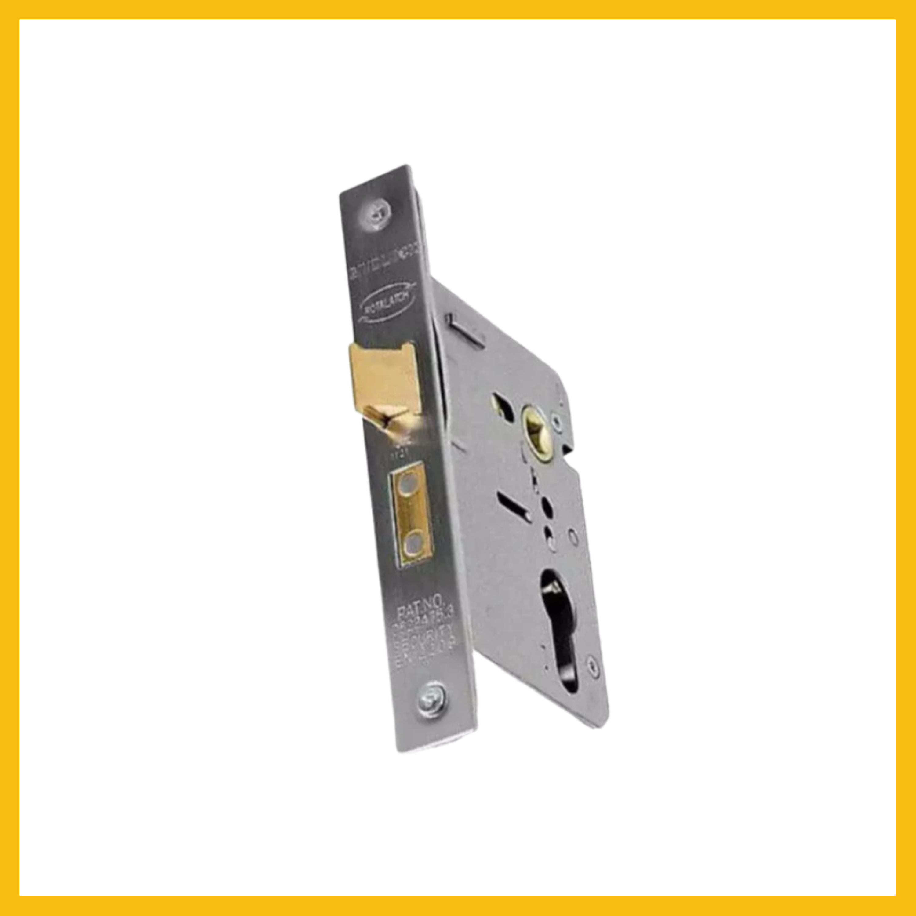 EURO LOCK & CYLINDER SET - Stainless Steel