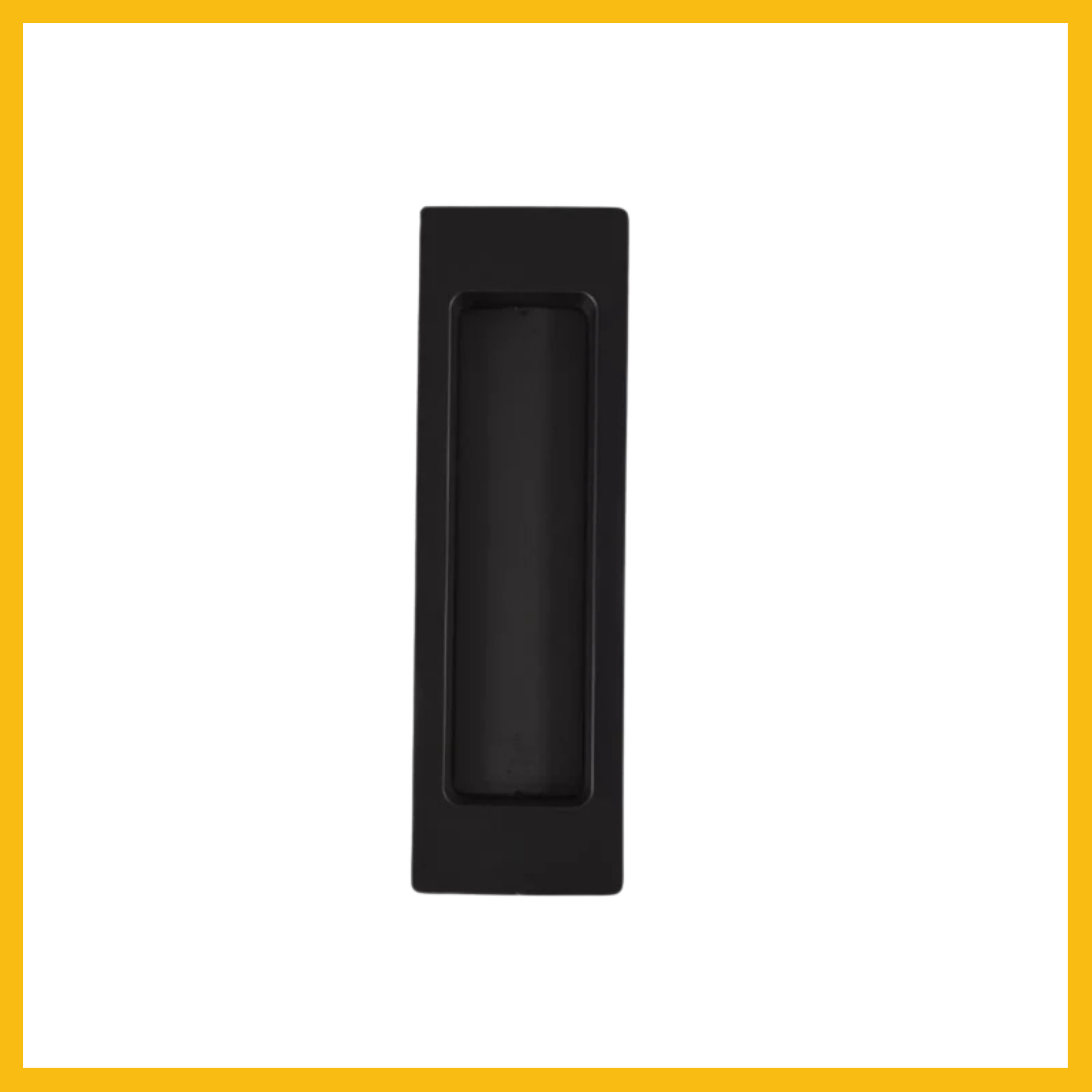 Delf VP Passage Cavity Sliding Door Lock Rectangular Satin Nickel/Matt Black
