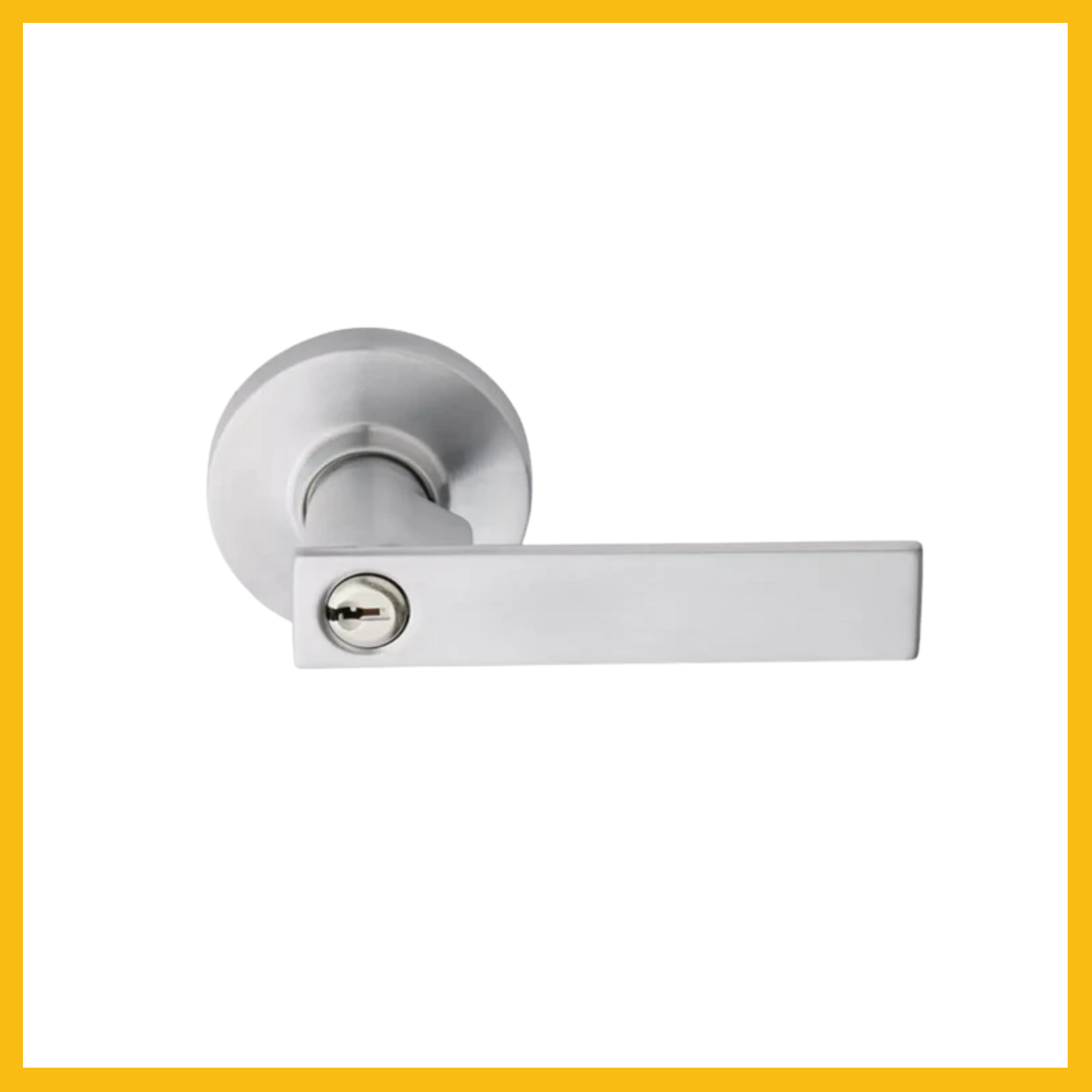 Delf Porto Entrance Lever Set Round Rose