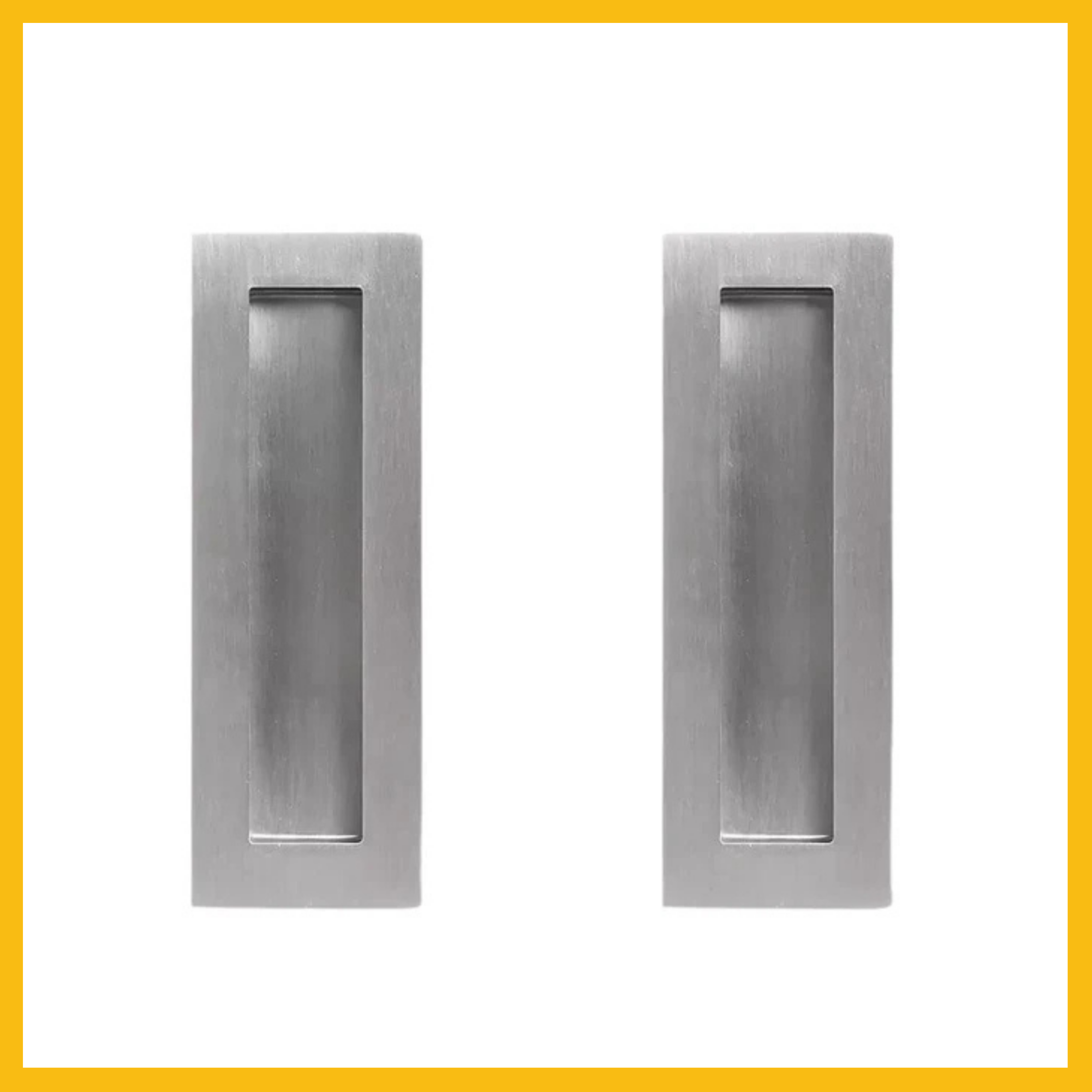 Rectangular Flush Pull Square Well 150mm pack off 2