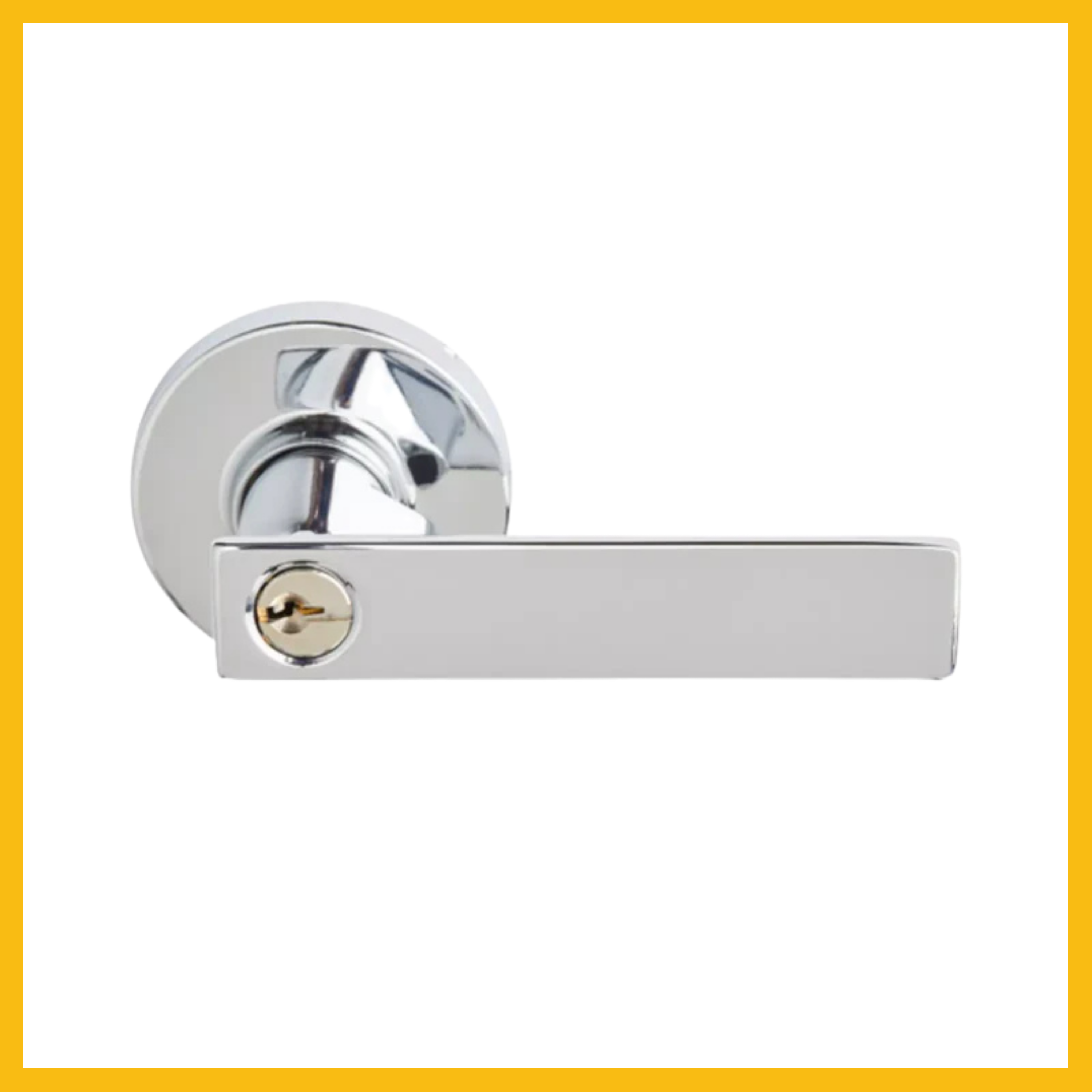 Delf Porto Entrance Lever Set Round Rose