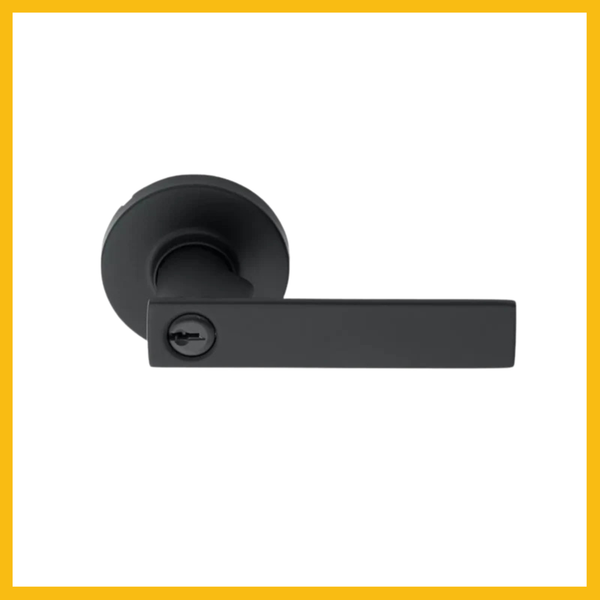 Delf Porto Entrance Lever Set Round Rose