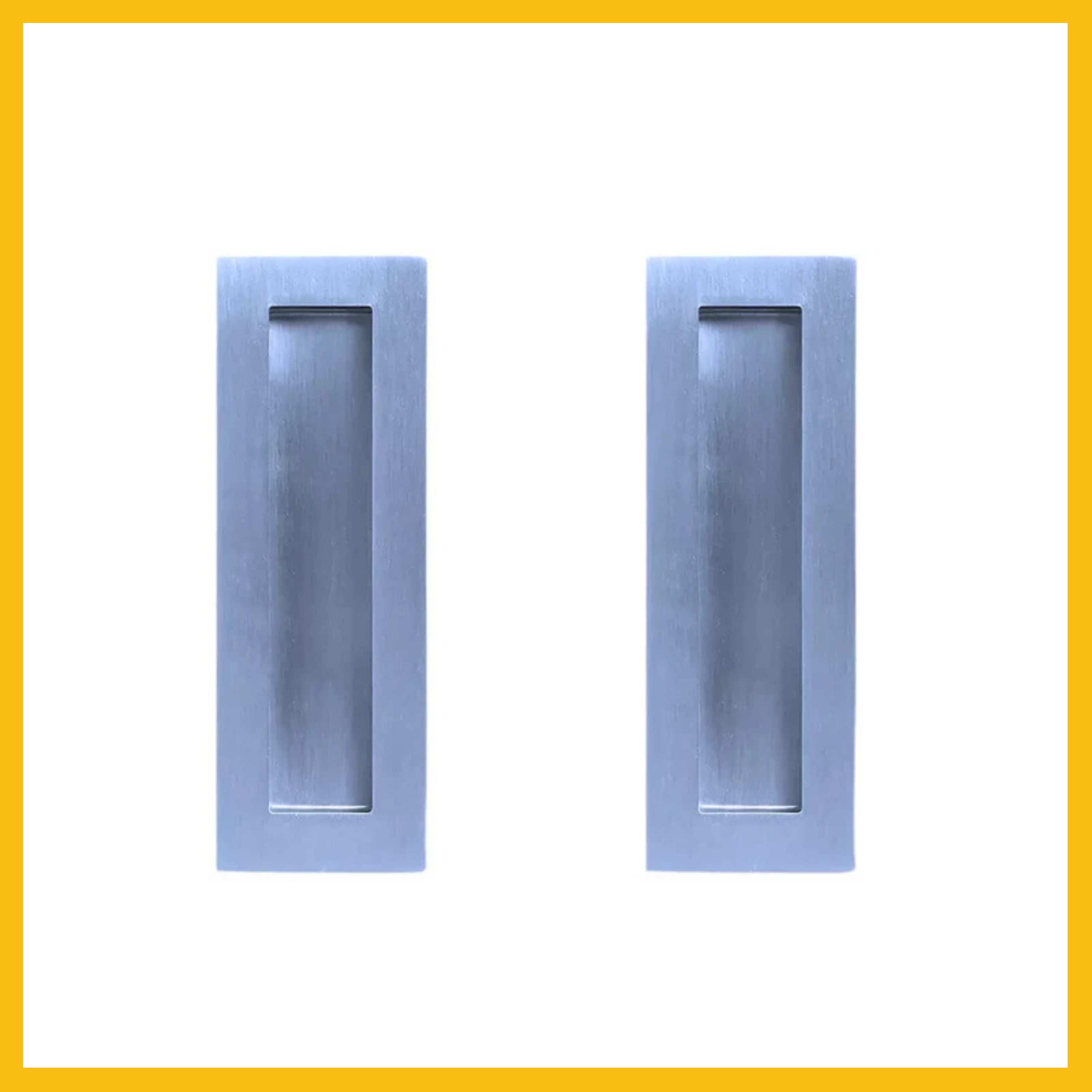 Rectangular Flush Pull Square Well 150mm pack off 2