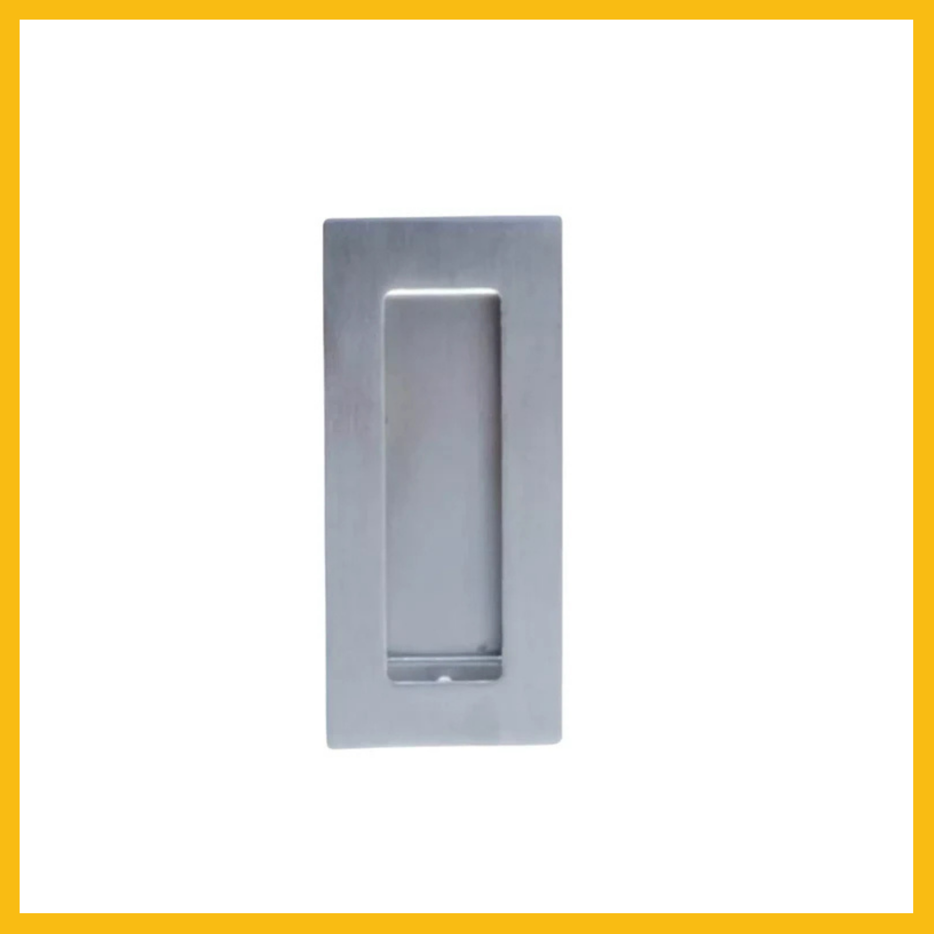 FLUSH PULL 100MM CIRC WELL SS SINGLE