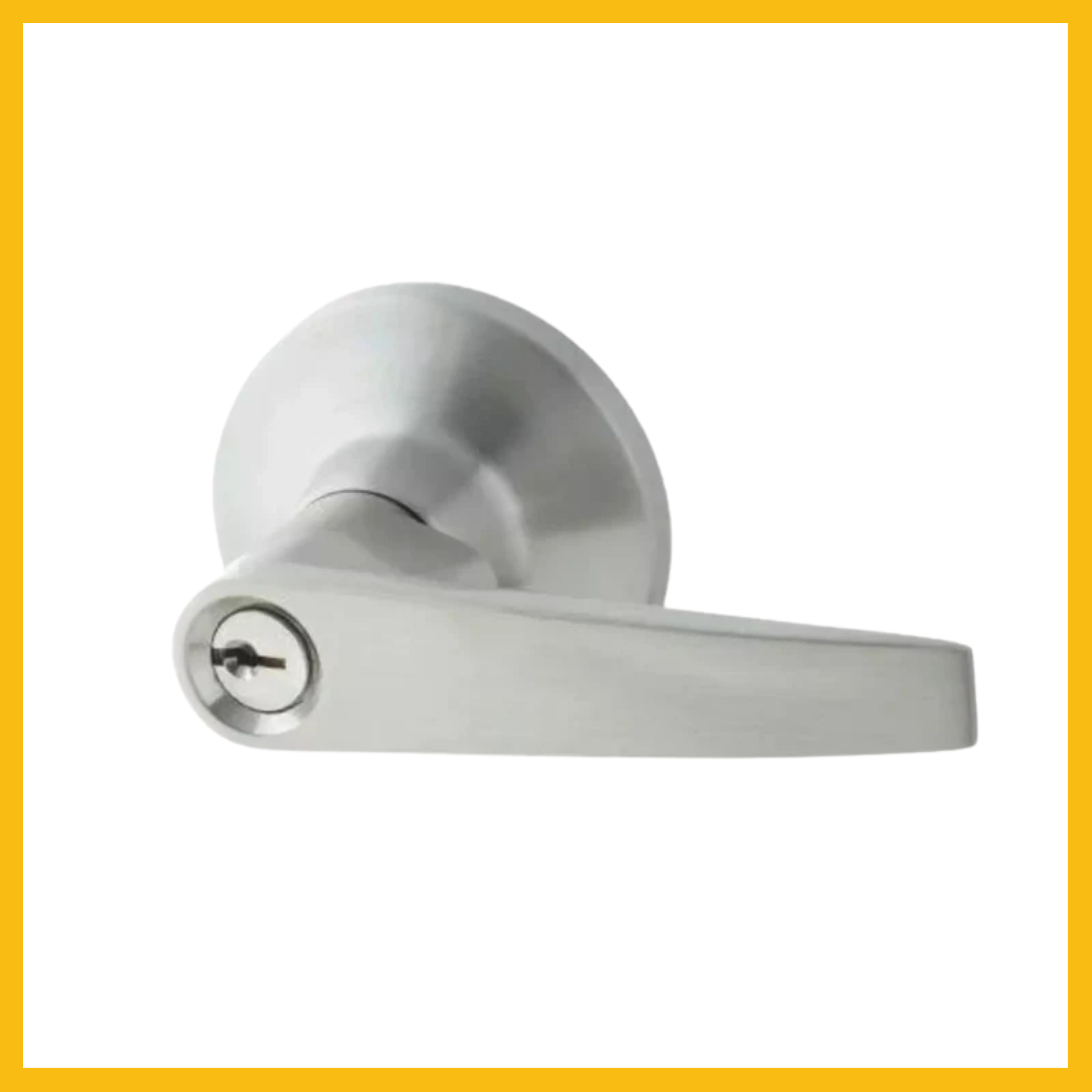 Nidus Trade Series Wangara entrance set brushed satin chrome -9325569019371