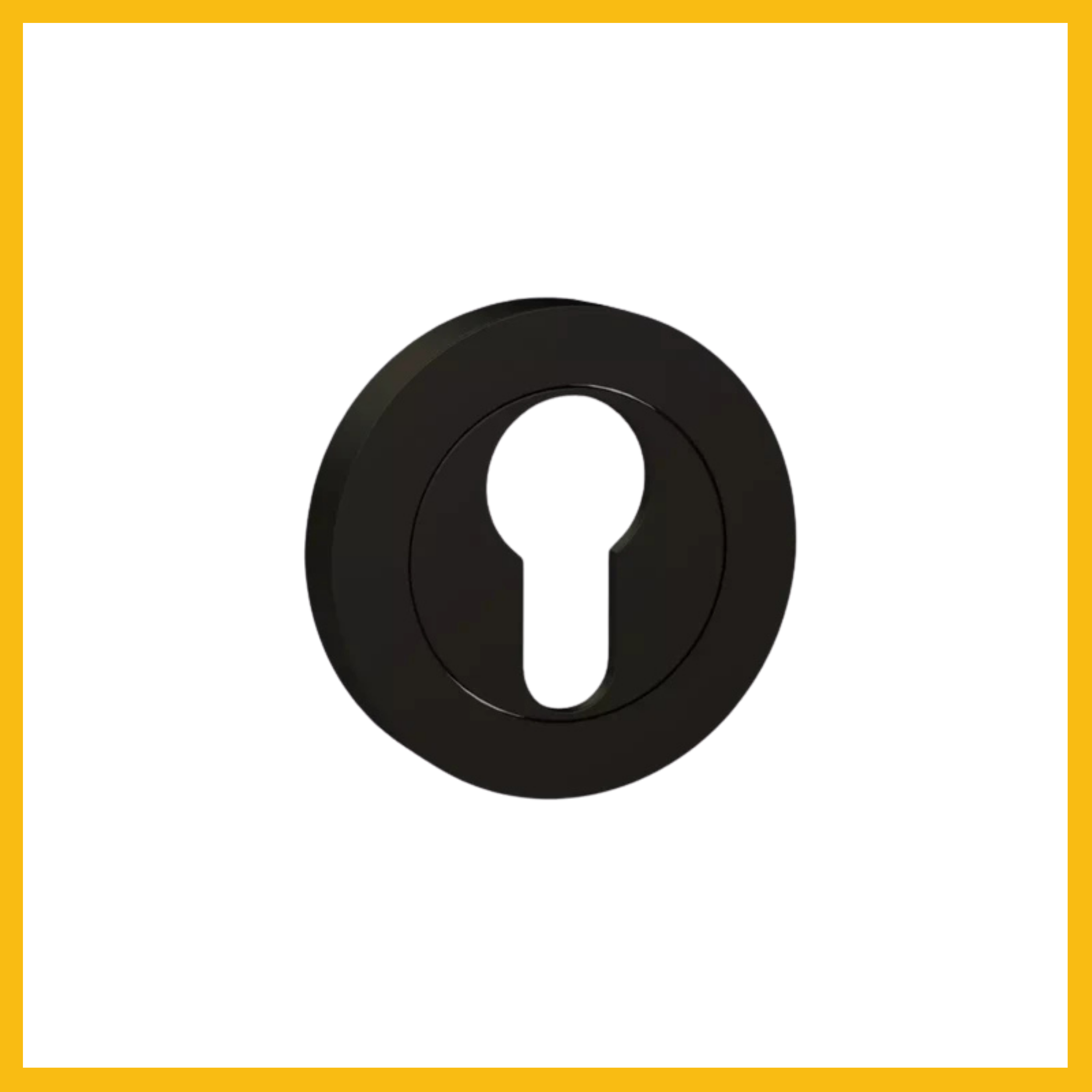 Escutcheon Euro Round (Pair) MB - Delf