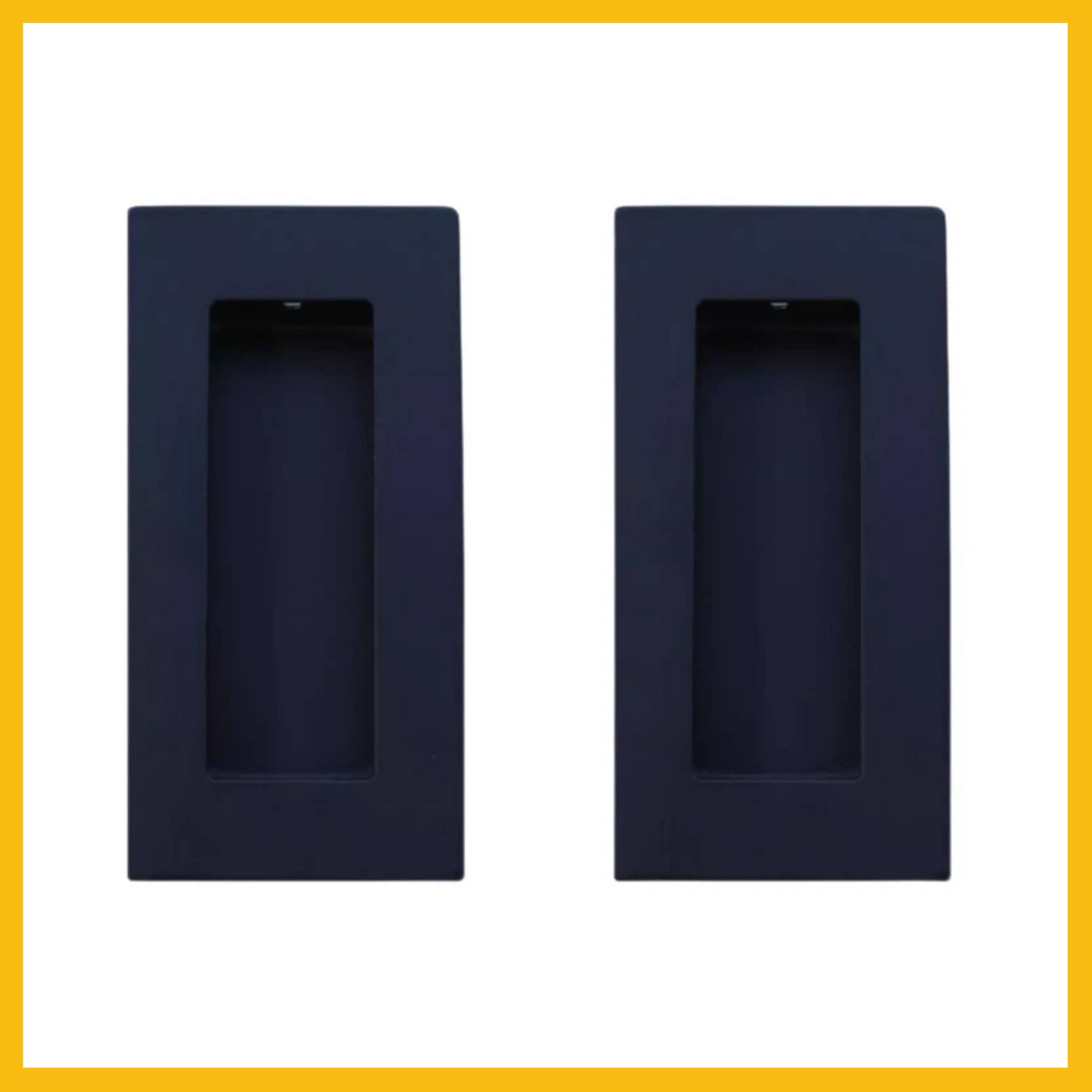 Rectangular Flush Pull Square Well 100mm – Twin Pack
