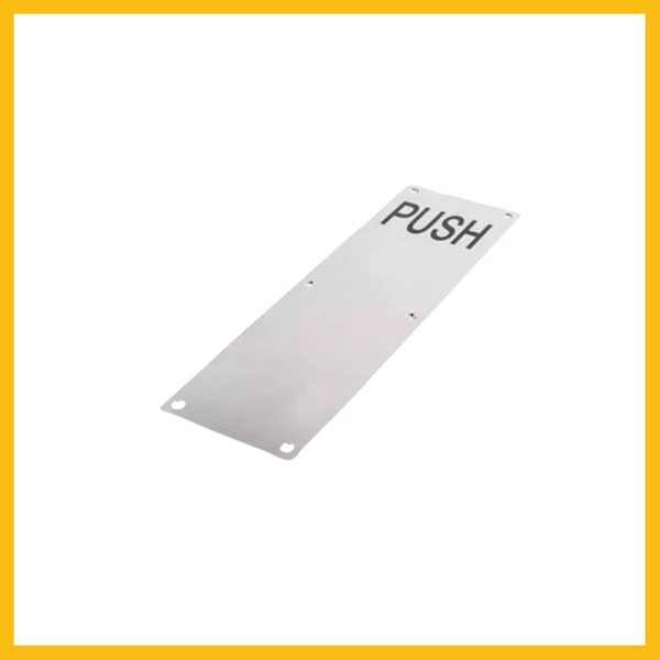 Delf Push Plate Stainless Steel