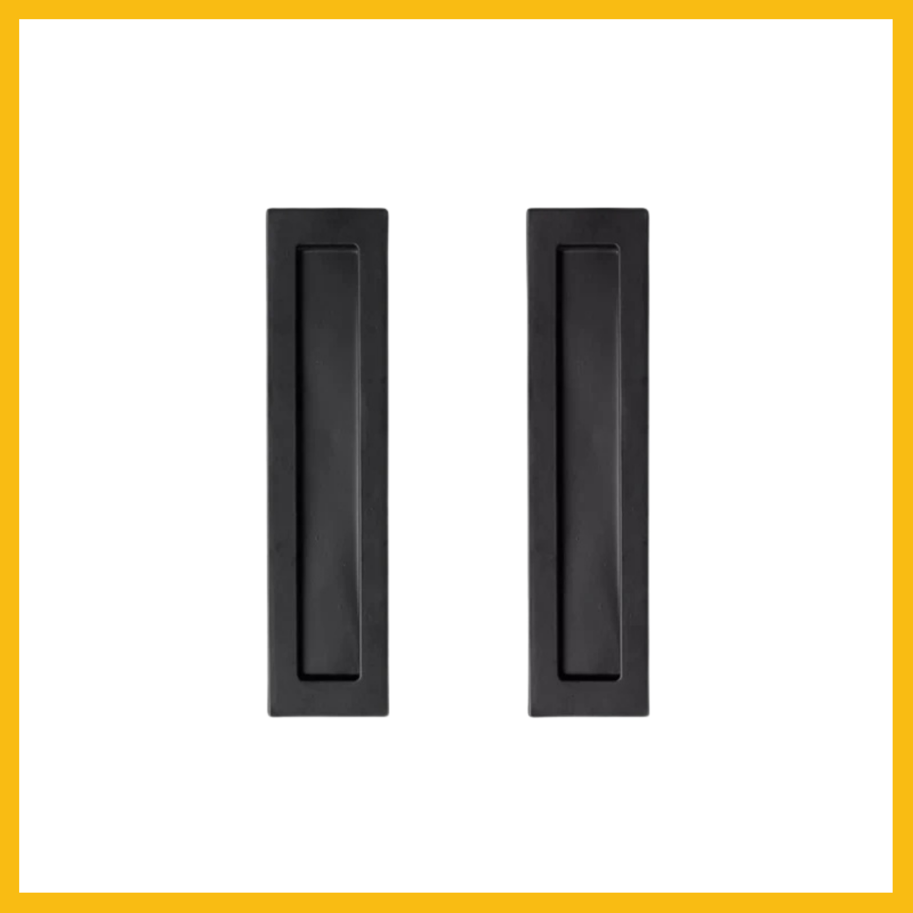Rectangular Flush Pull Square Well 200mm – Twin Pack