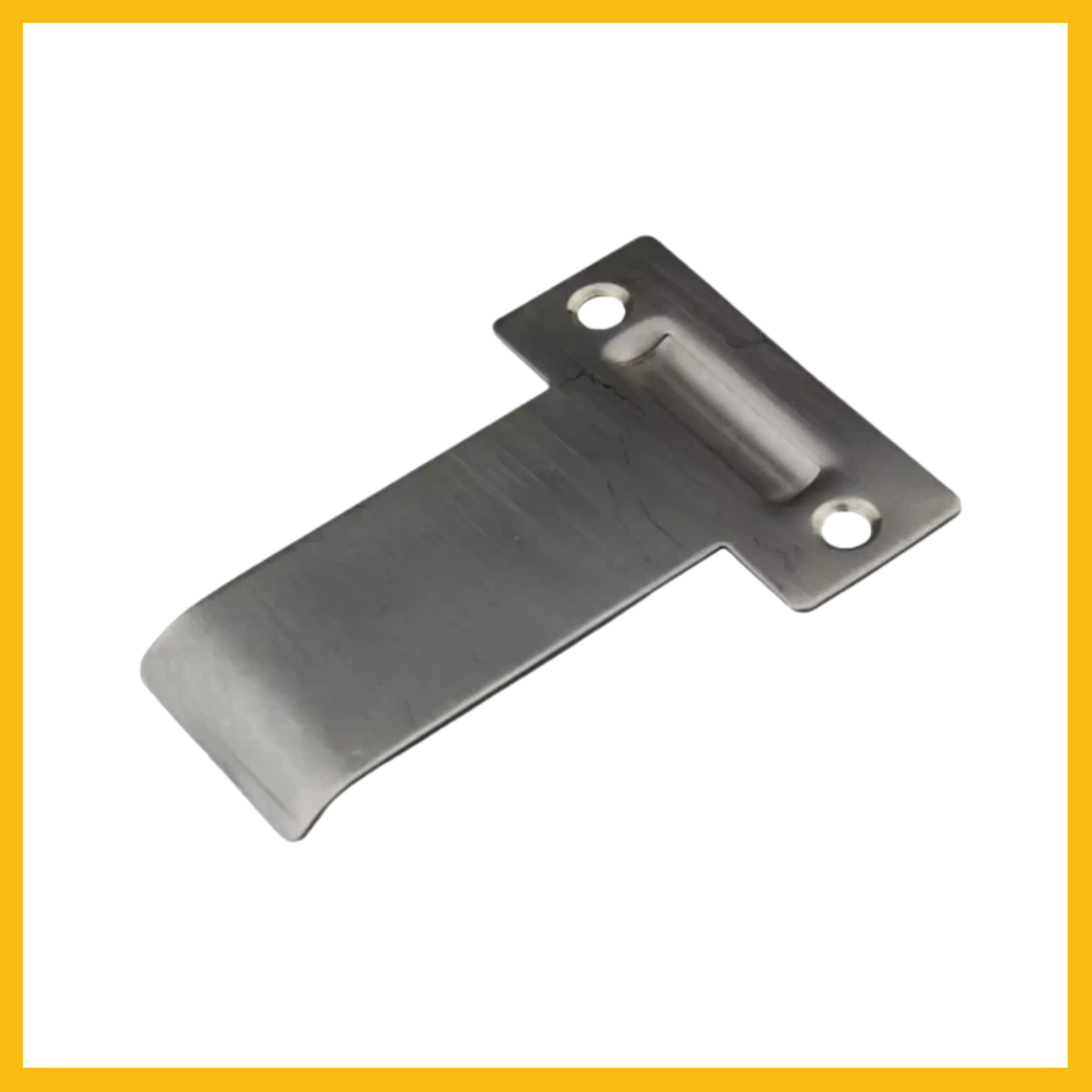 Delf Extended Striker to suit 1200 Roller Bolt Matt Black/Stainless Steel