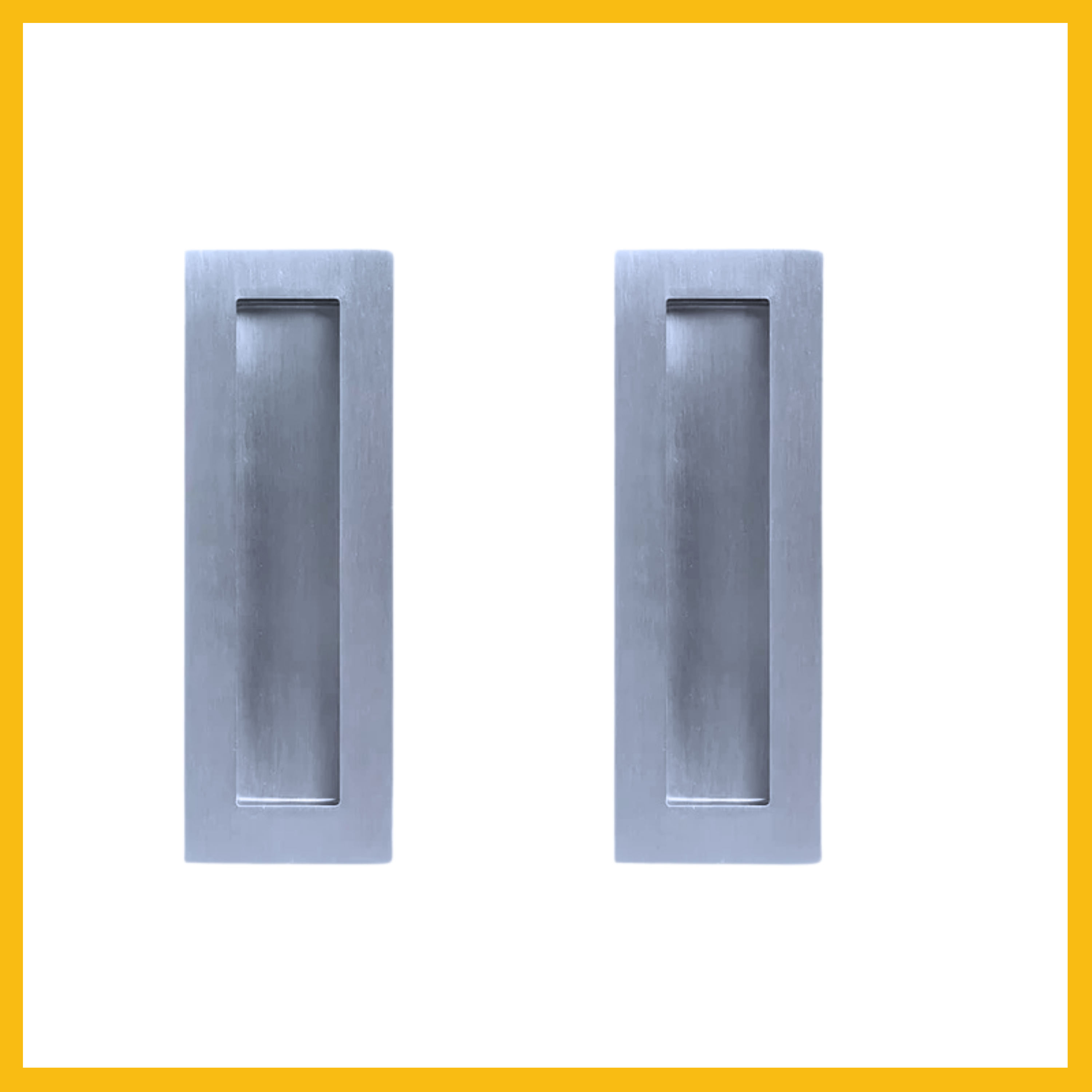 Rectangular Flush Pull Square Well 150mm pack off 2
