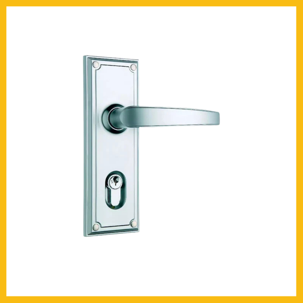 Traditional Dummy Trim Entry Leverset Satin Chrome