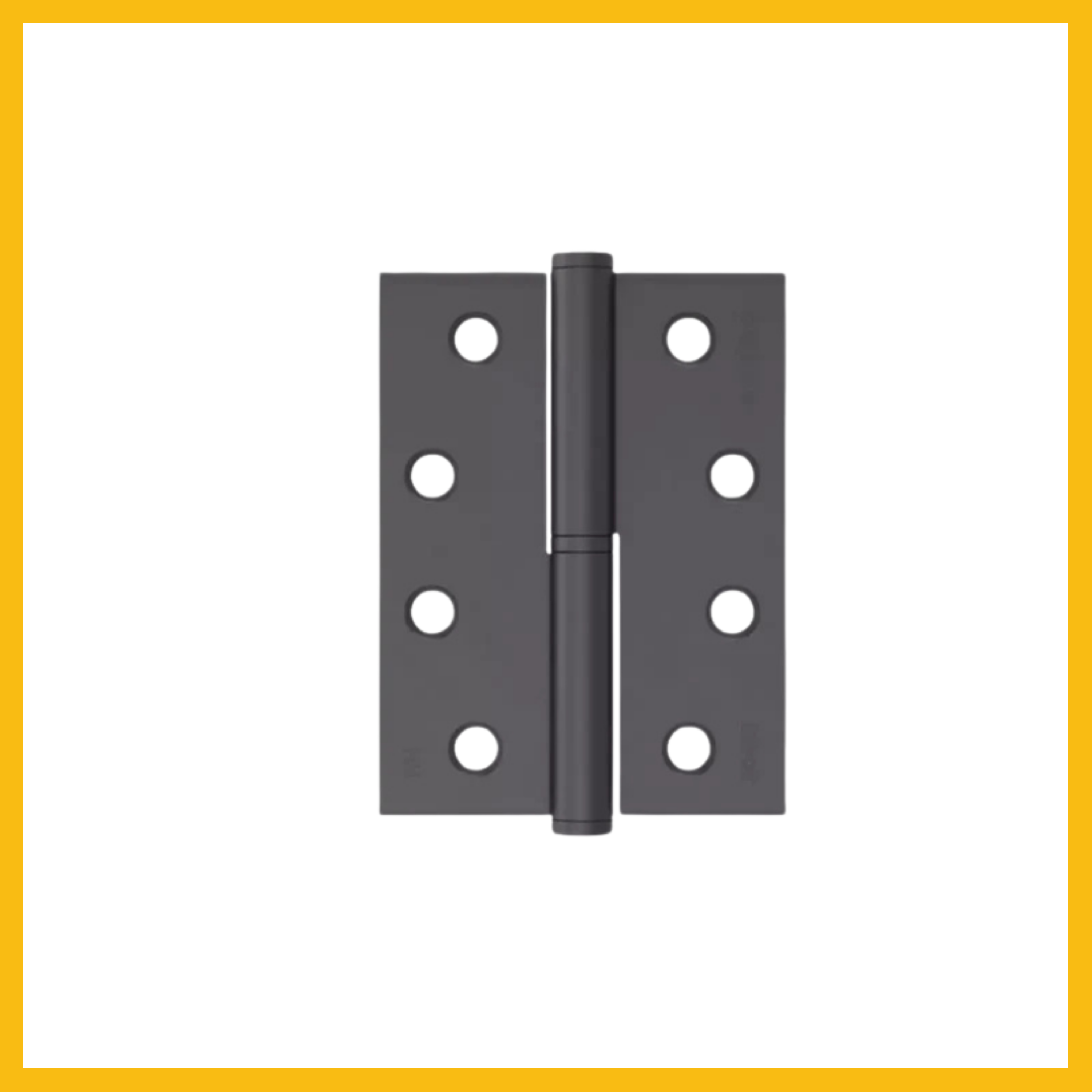Lift Off Hinge Left Hand 100x75x2.5mm MBLK