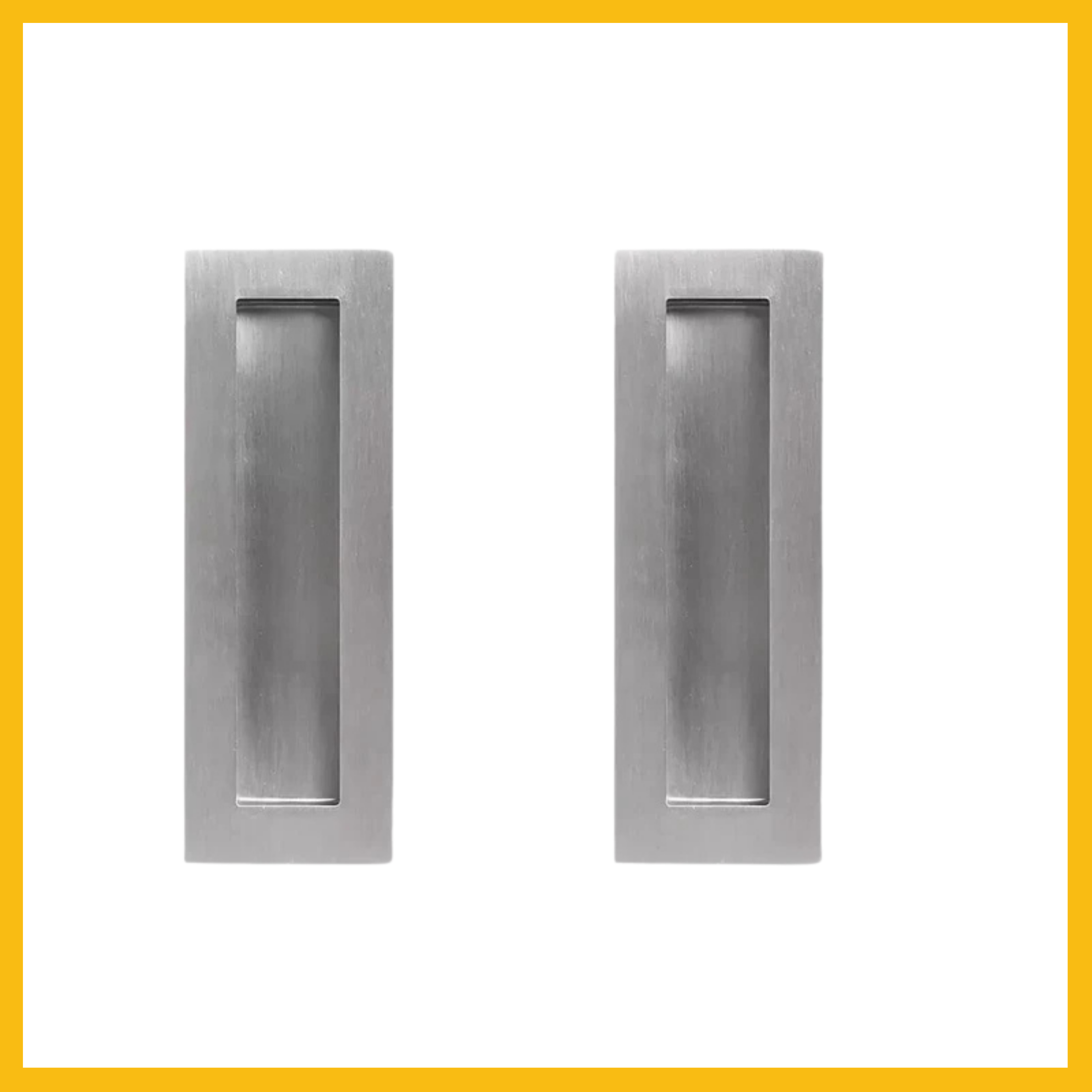 Rectangular Flush Pull Square Well 150mm pack off 2
