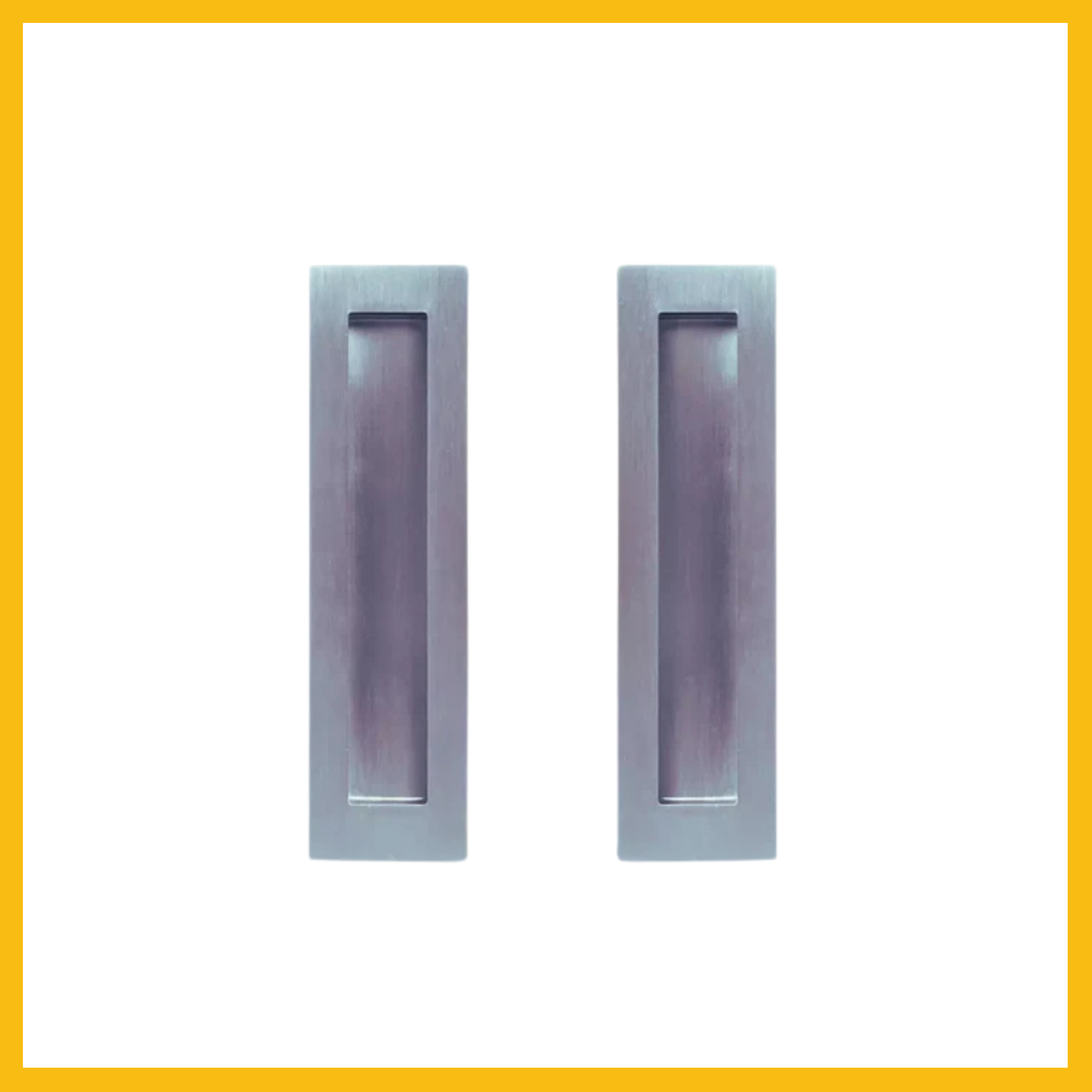 Rectangular Flush Pull Square Well 200mm – Twin Pack