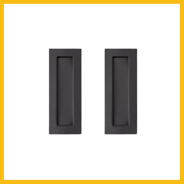 Rectangular Flush Pull 125mm -Twin Pack - Delf