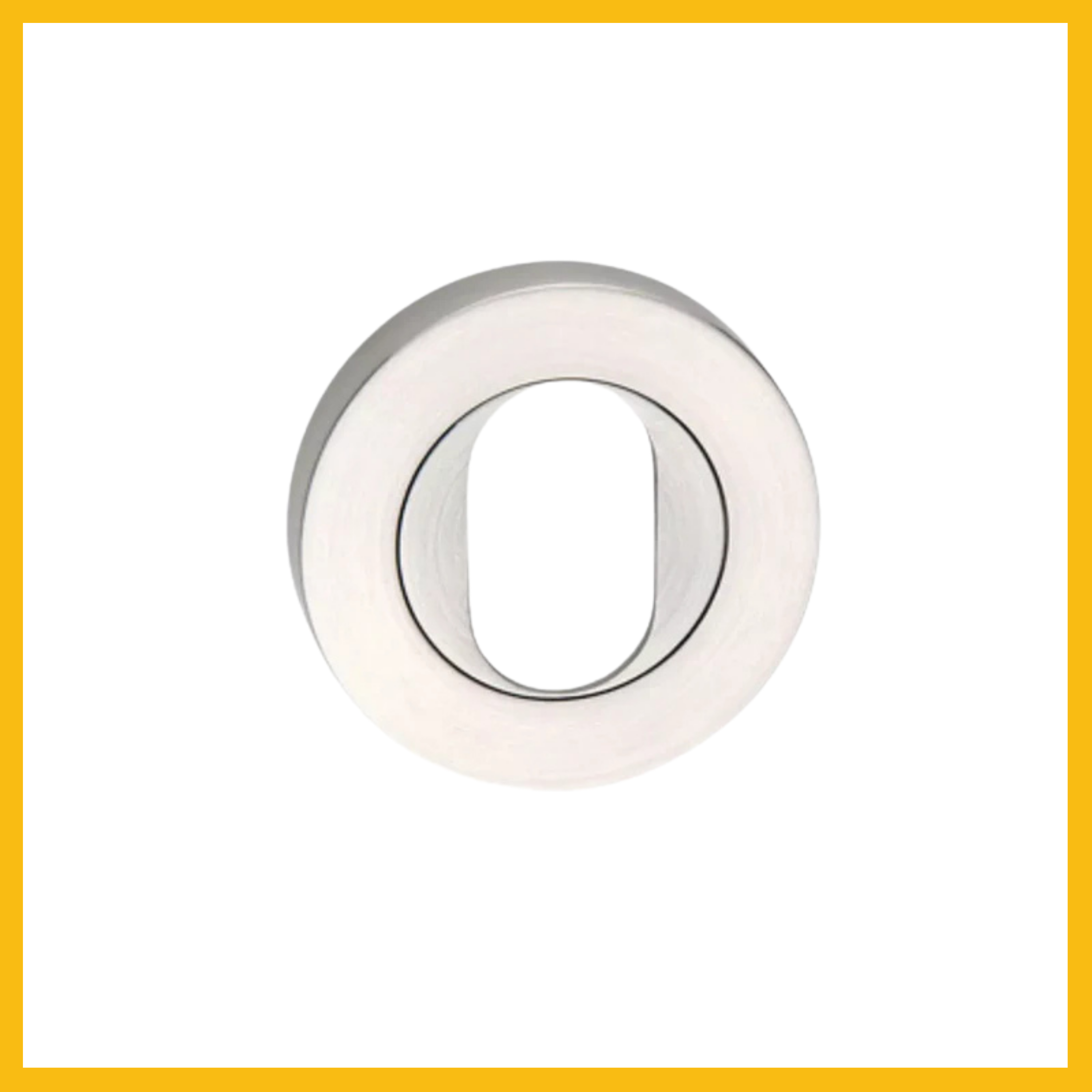Oval Cylinder Round Rose Escutcheon