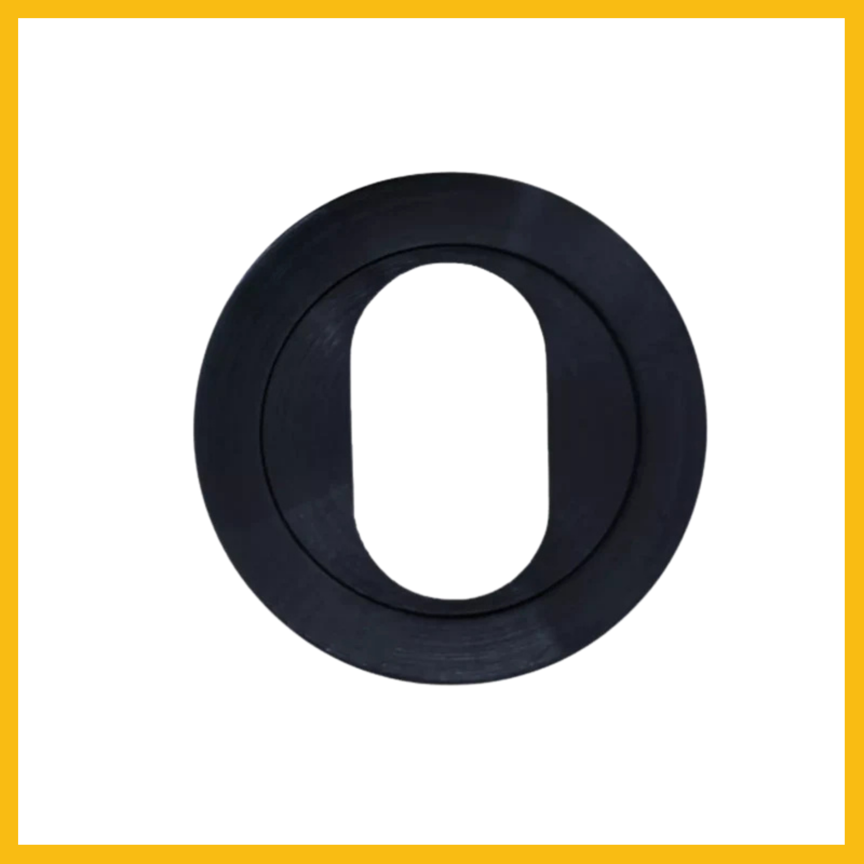 Oval Cylinder Round Rose Escutcheon
