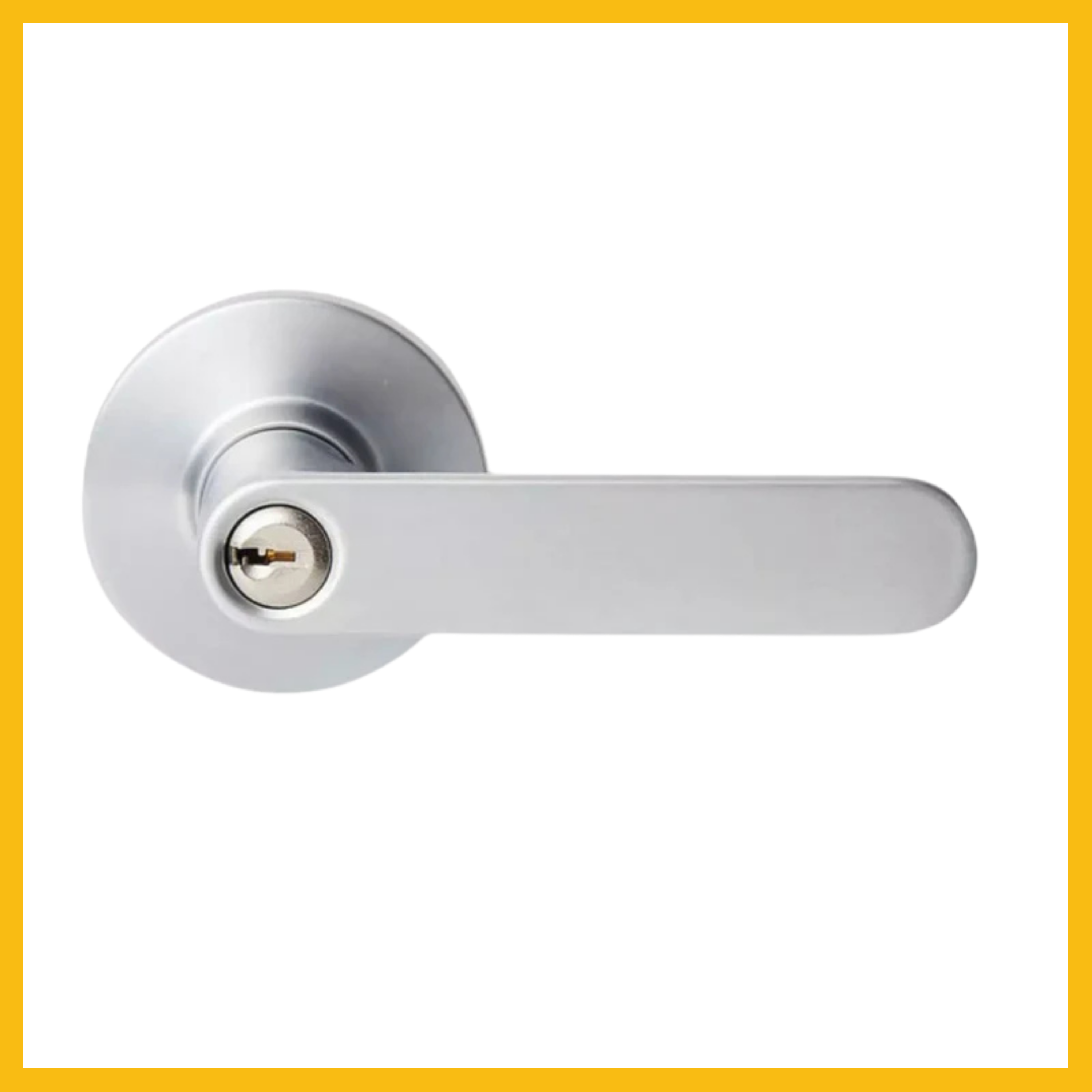 Delf Reno Round Rose Entrance Lever Matt Black / Satin Chrome | eBay