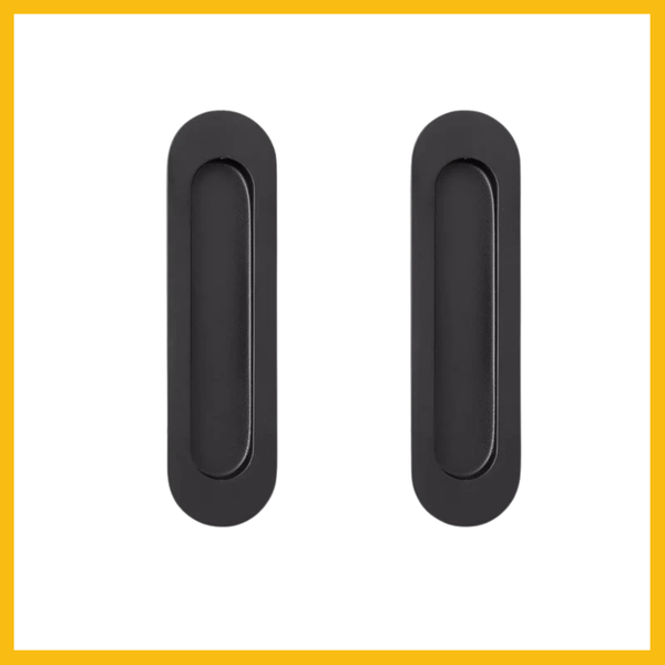 Oval Flush Pull 150mm Twin Pack - Delf