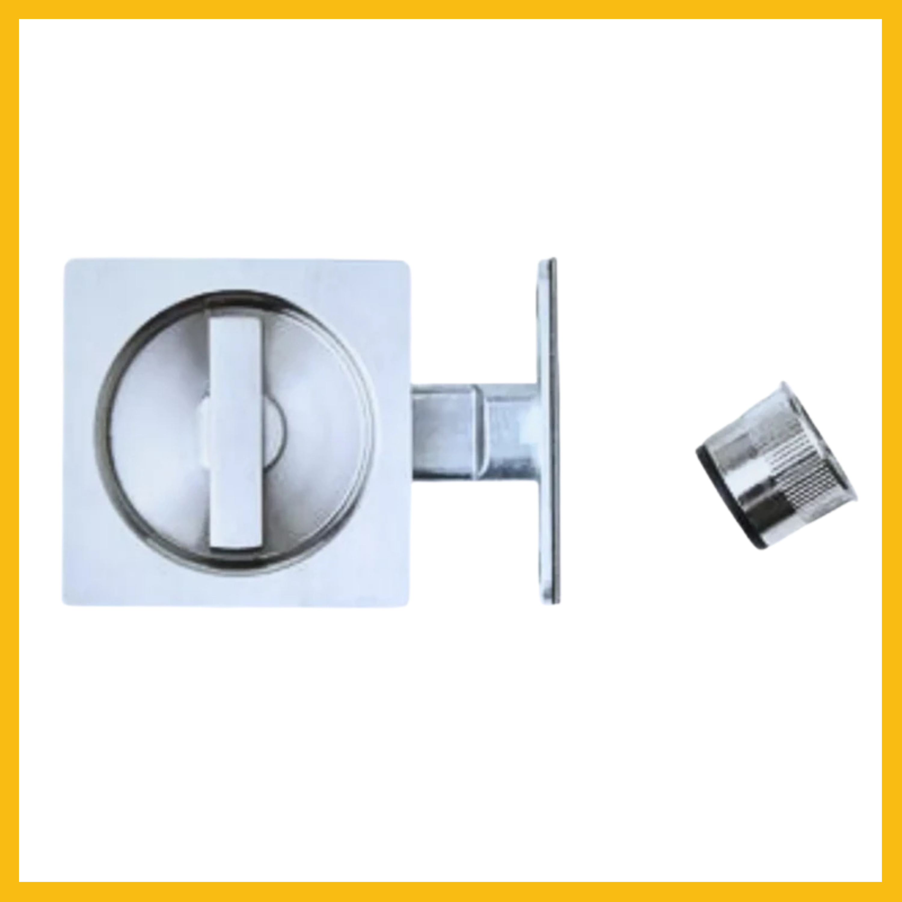 Delf VP Privacy Cavity Sliding Door Lock Square