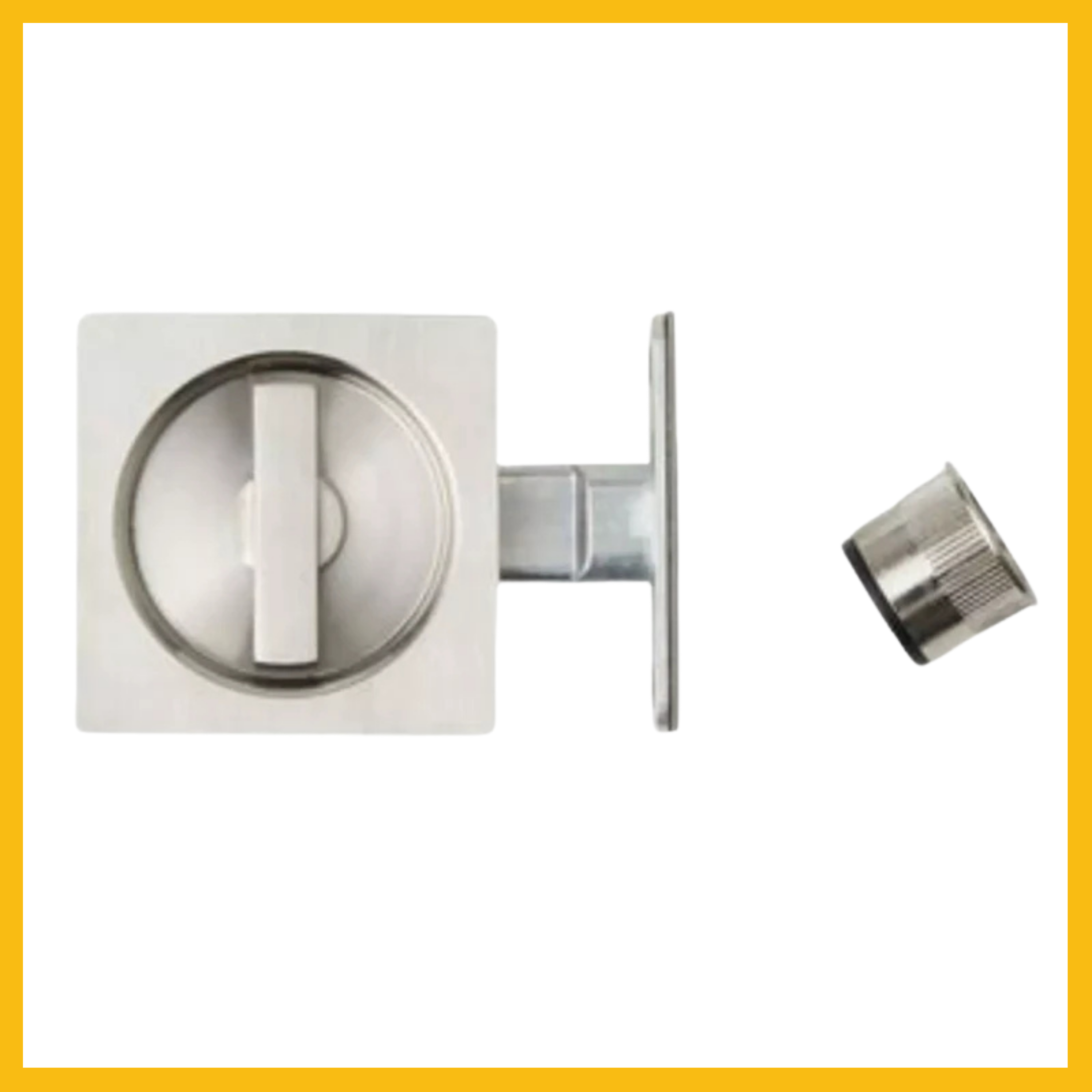 Delf VP Privacy Cavity Sliding Door Lock Square