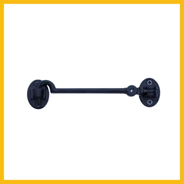 Delf Matt Black Cabin Hook - 150mm