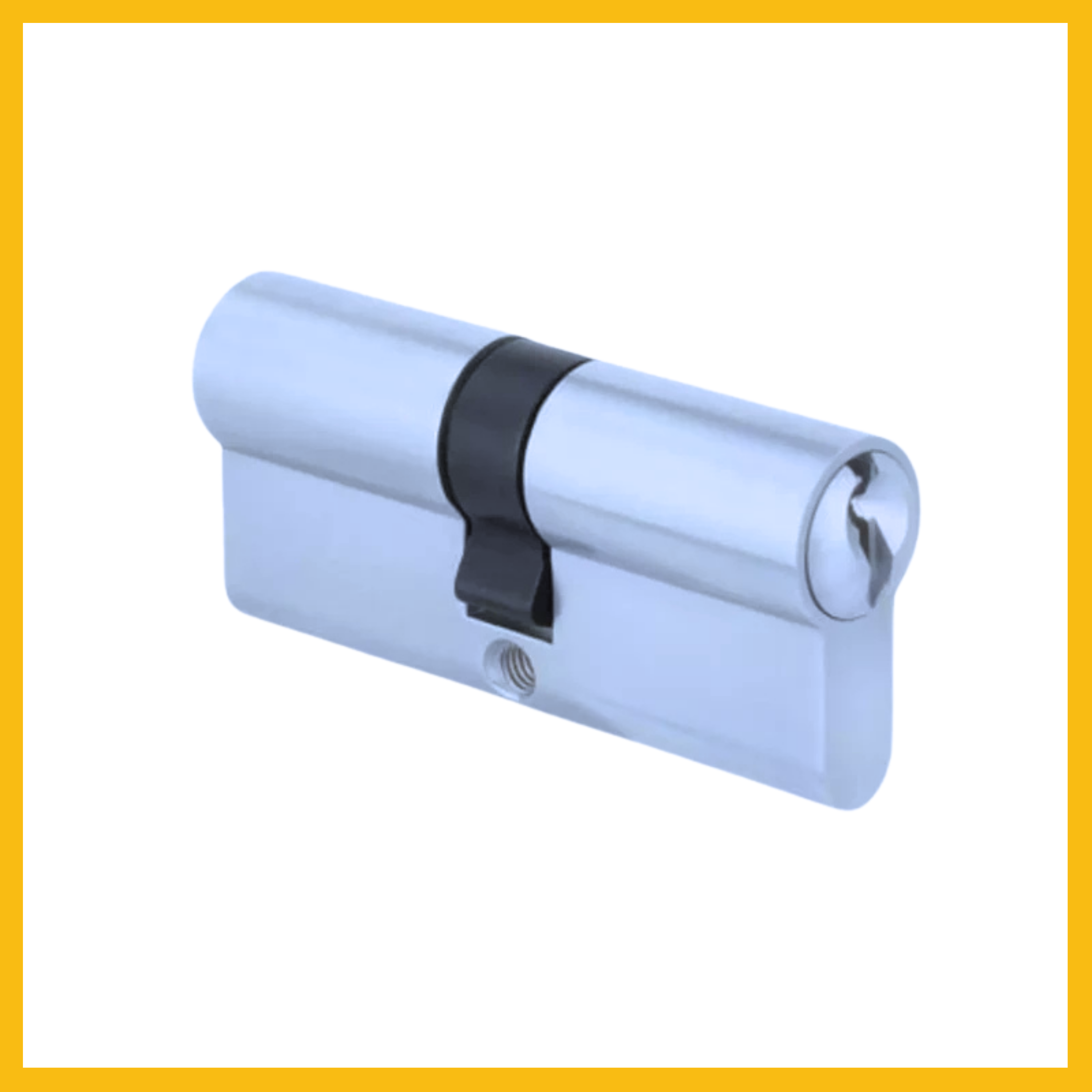 EURO DOUBLE CYL SLIDING DOOR lazy camTE2 Satin Chrome