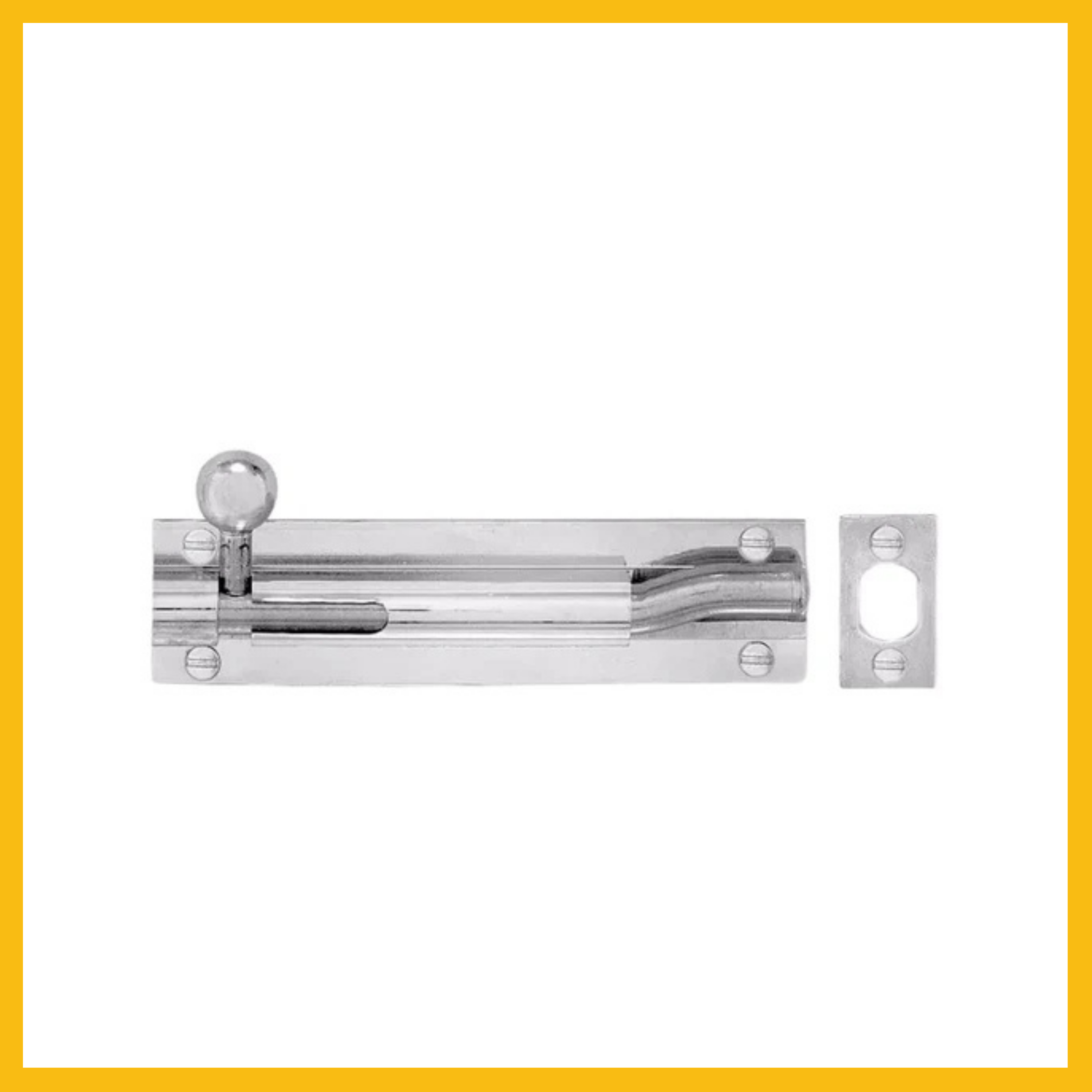150x25x6.5mm Offset Barrel Bolt - 20mm Throw BC, SC