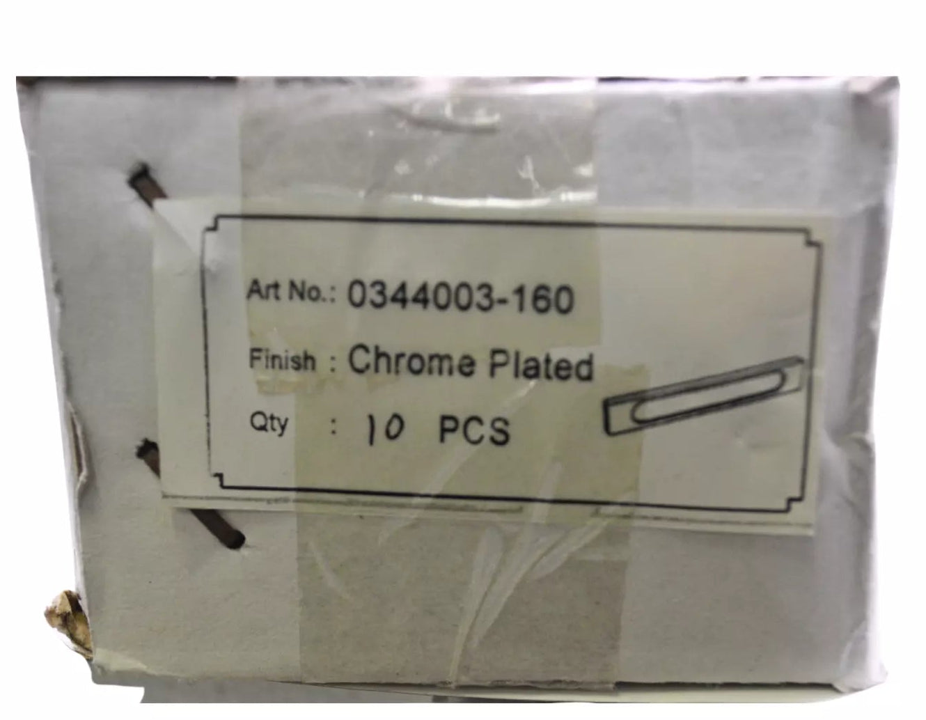 Delf Cabinet Handle - Chrome Plated (160 mm) - Single