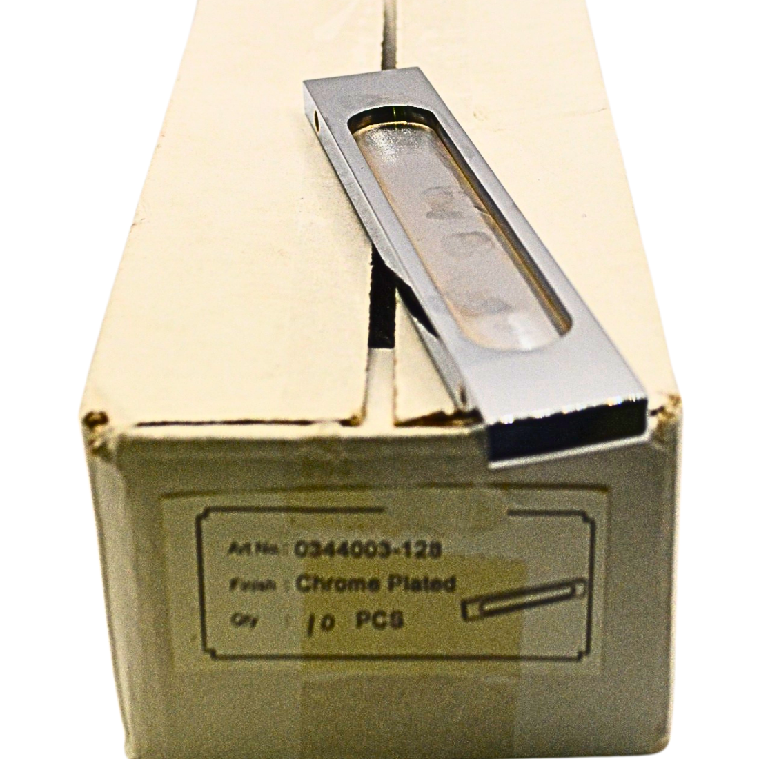 Delf Cabinet Handle - Chrome Plated (128 mm) - Pack of 10